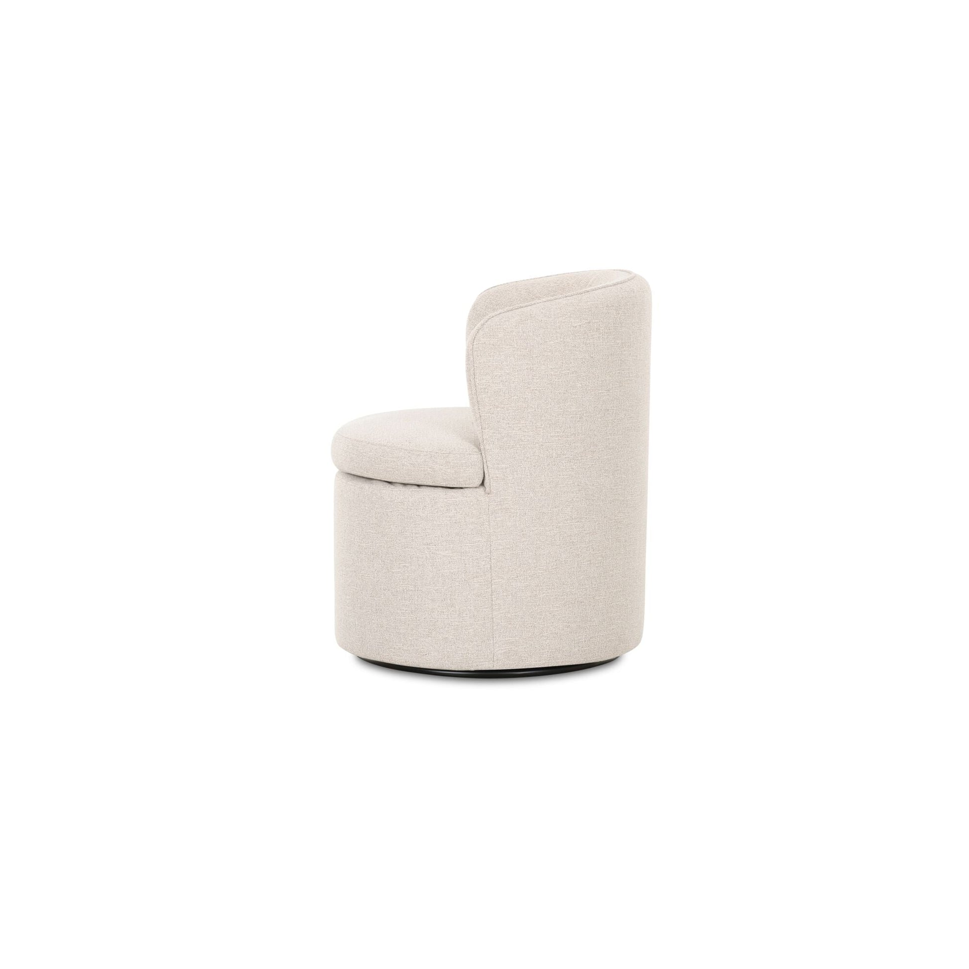 Dane Oatmeal Swivel Dining Chair - Ornate Home