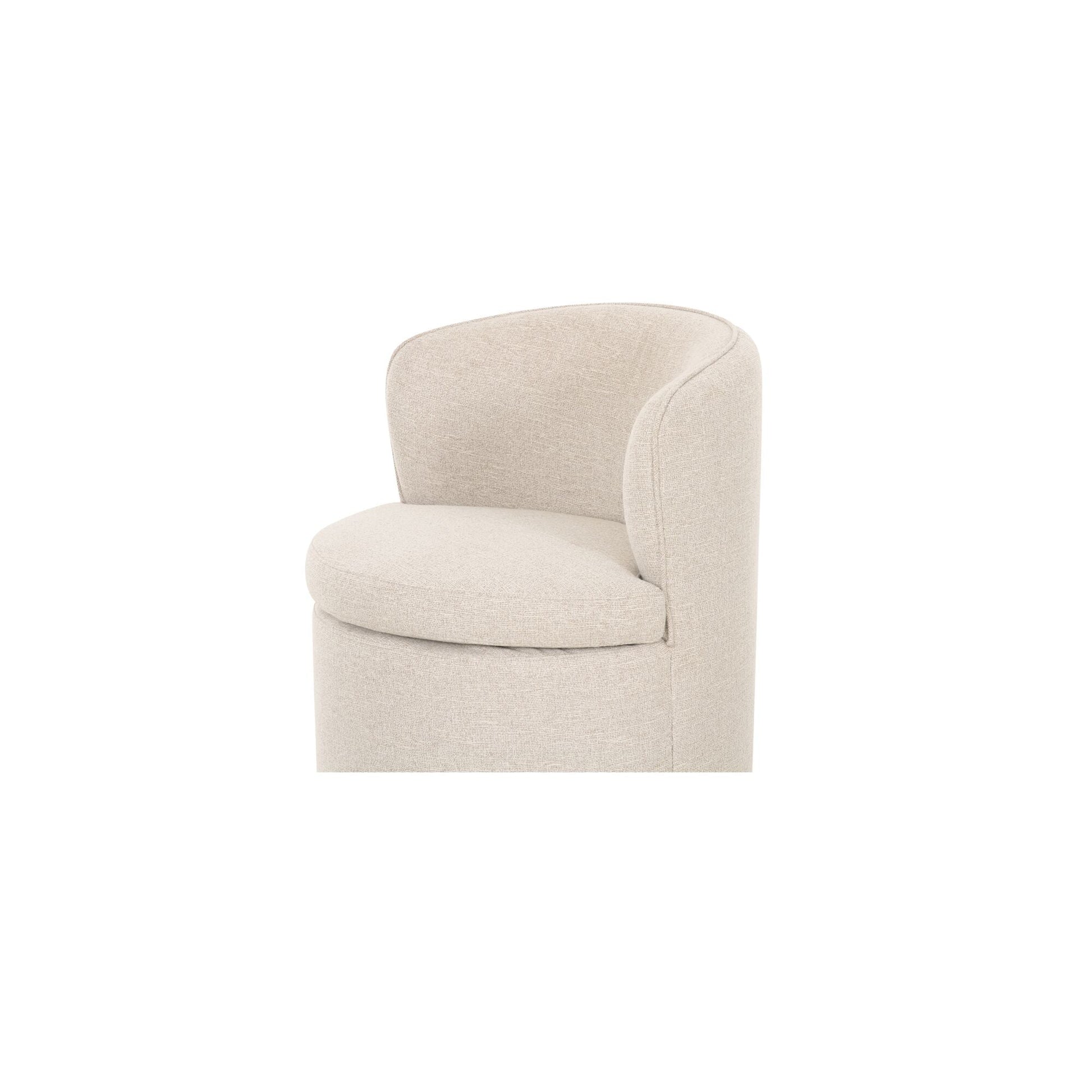 Dane Oatmeal Swivel Dining Chair - Ornate Home