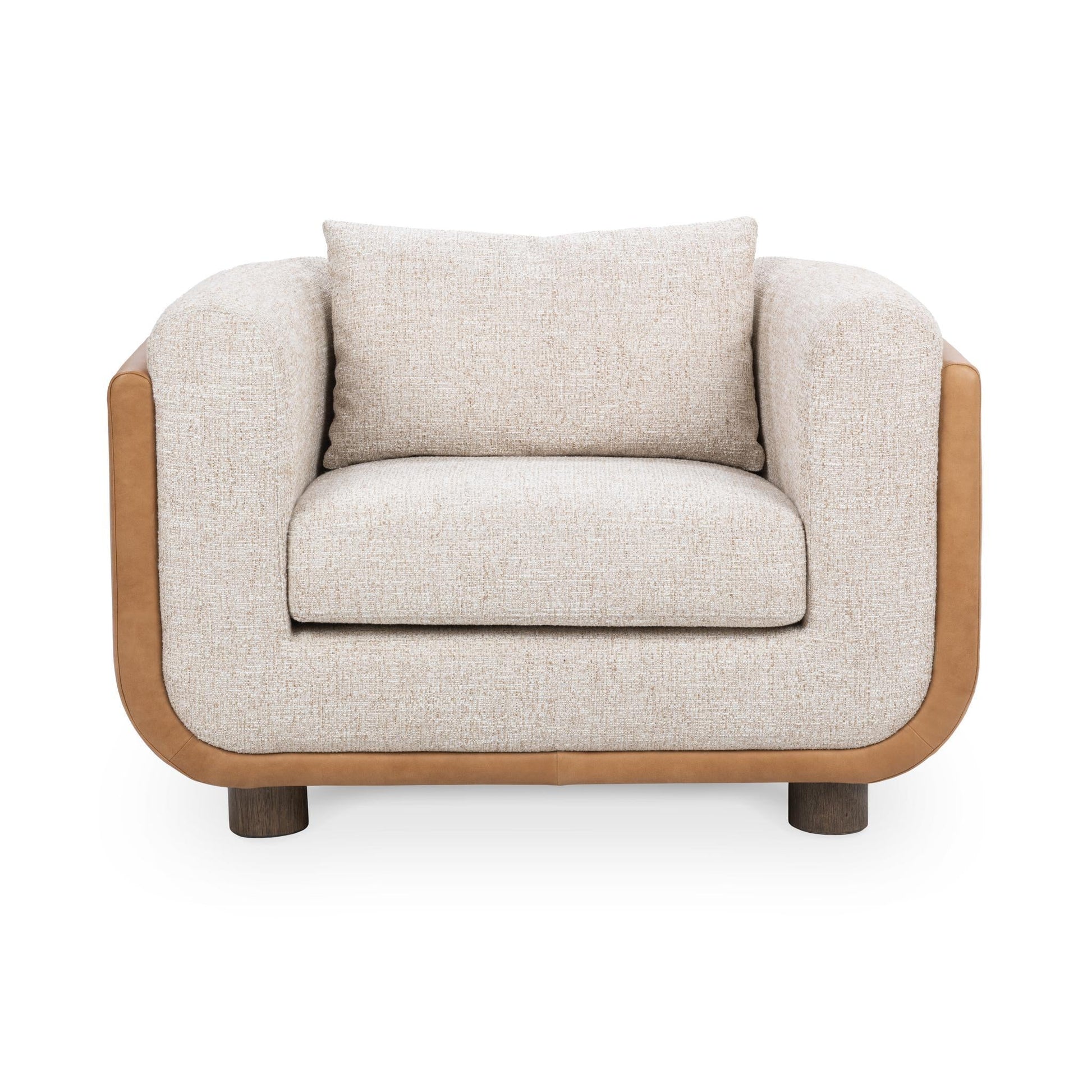 Dania Latte Accent Chair - Ornate Home