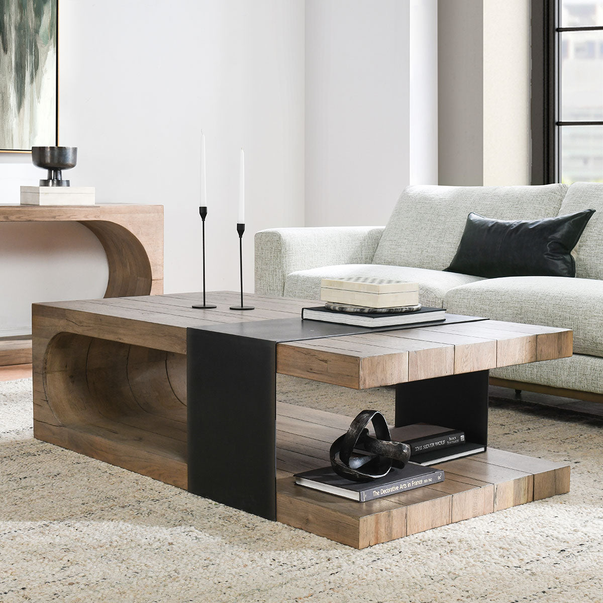Danica Café Brown Coffee Table - Ornate Home