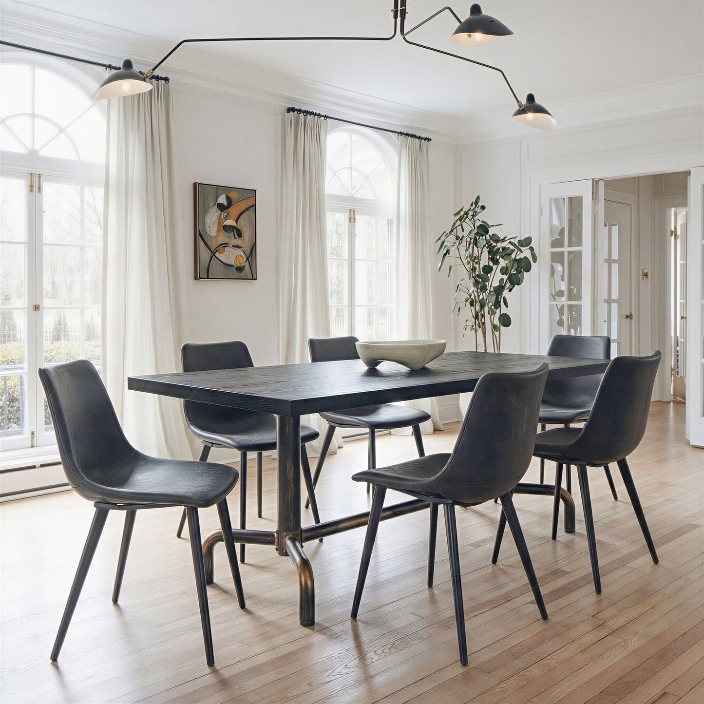 Daniel Vintage Black Dining Chair (Set of 2) - Ornate Home