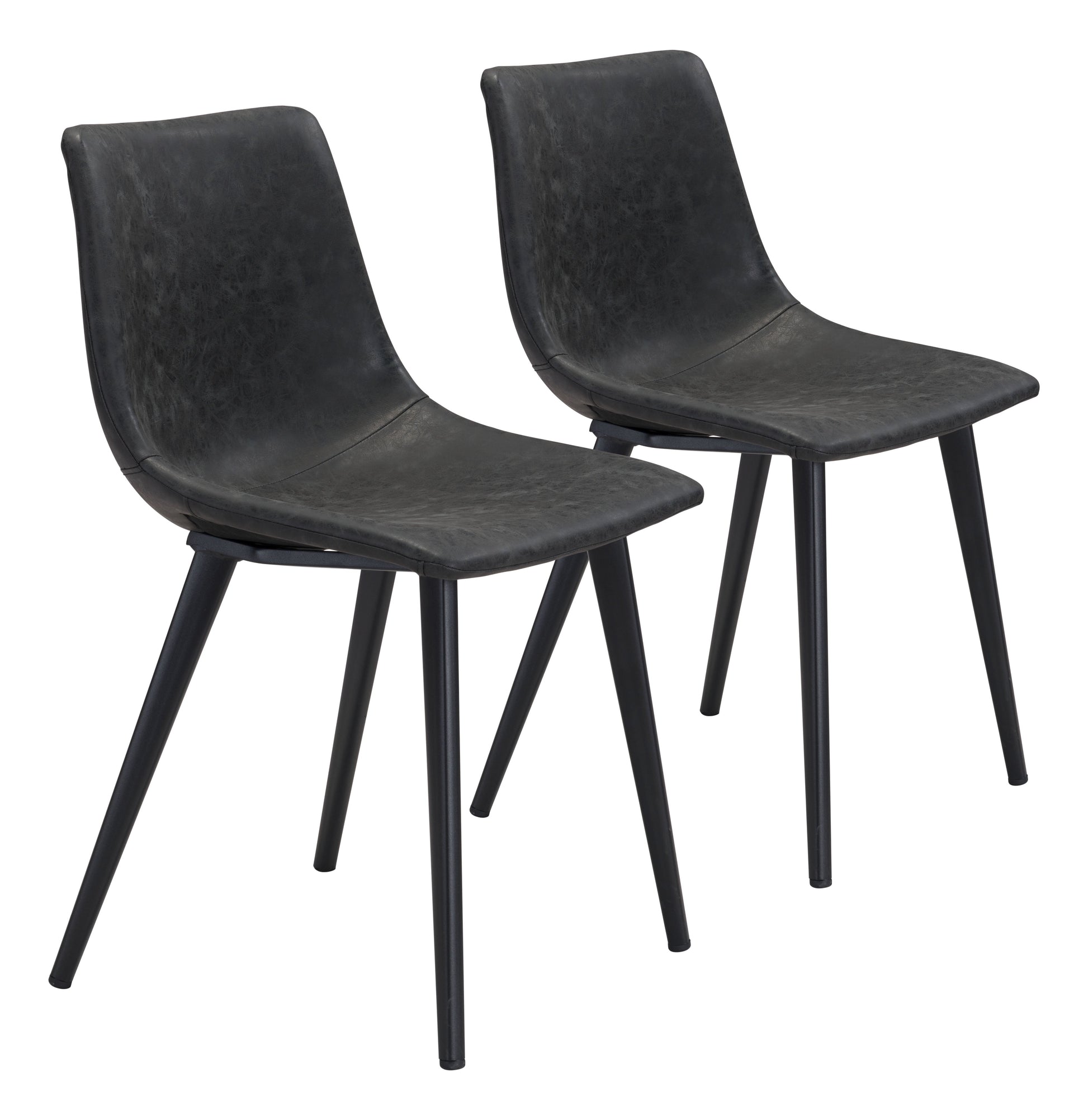 Daniel Vintage Black Dining Chair (Set of 2) - Ornate Home