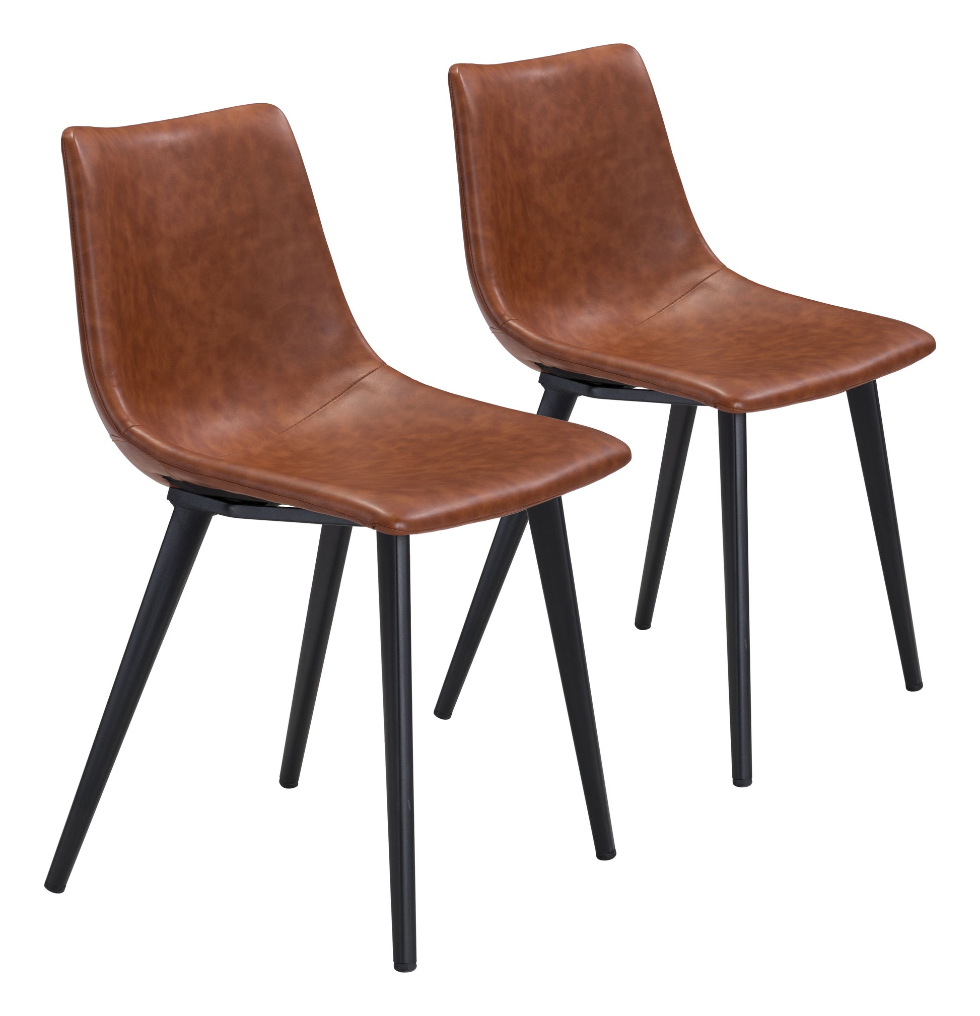 Daniel Vintage Brown Dining Chair (Set of 2) - Ornate Home