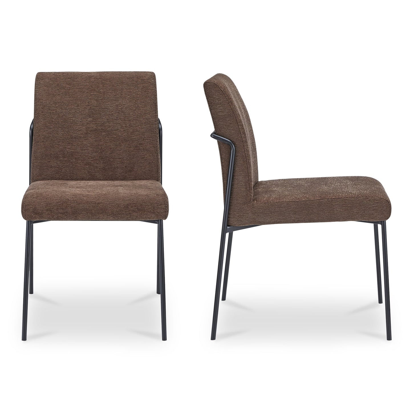 Danny Dark Brown Dining Chair (Set of 2) - Ornate Home