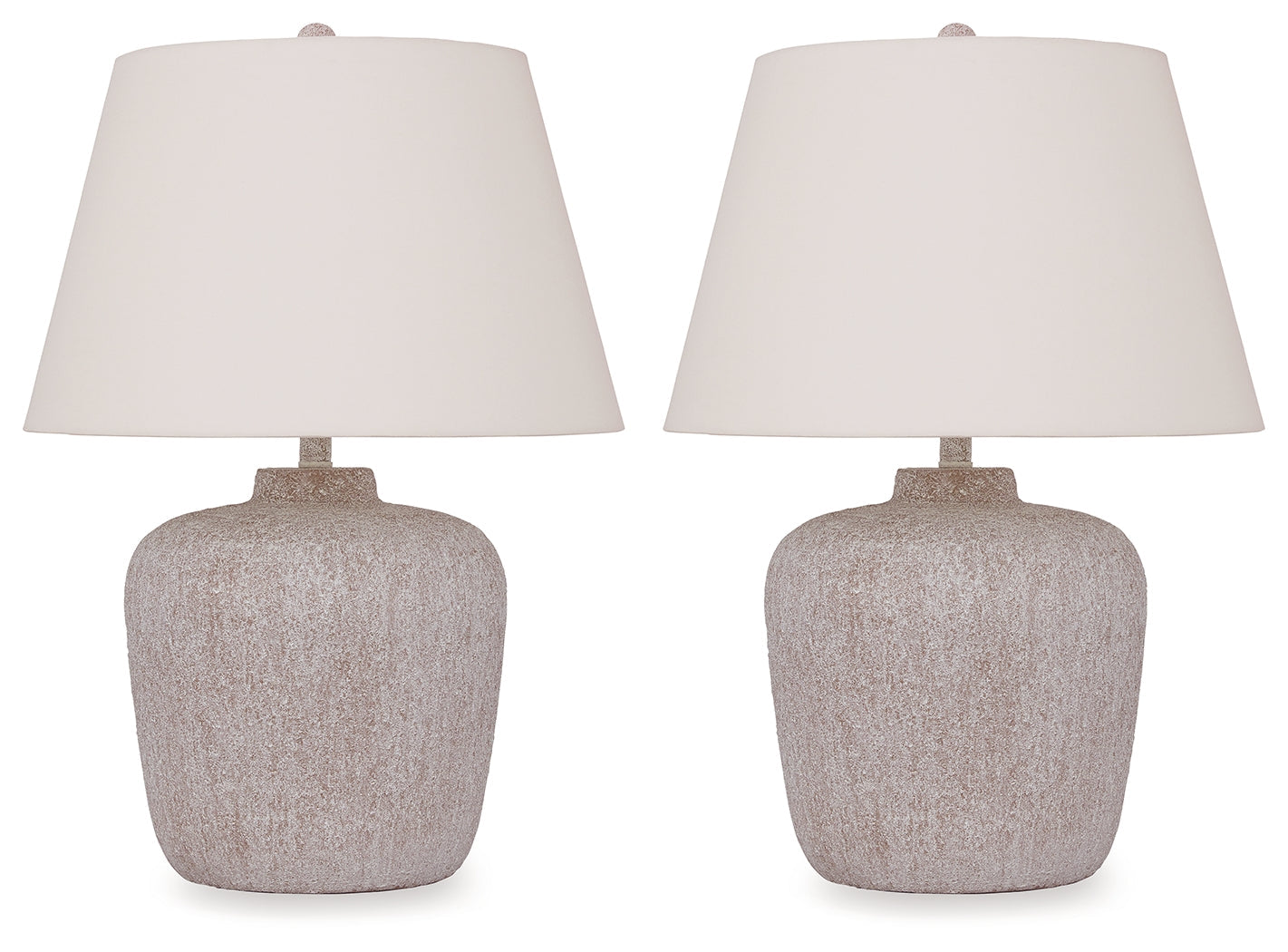 Danry Distressed Cream Table Lamp (Set of 2)- Viva Furn