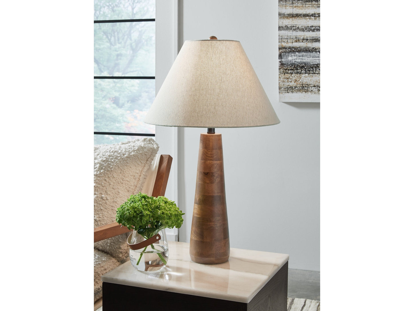 Danset Brown Table Lamp (Set of 2)- Viva Furn