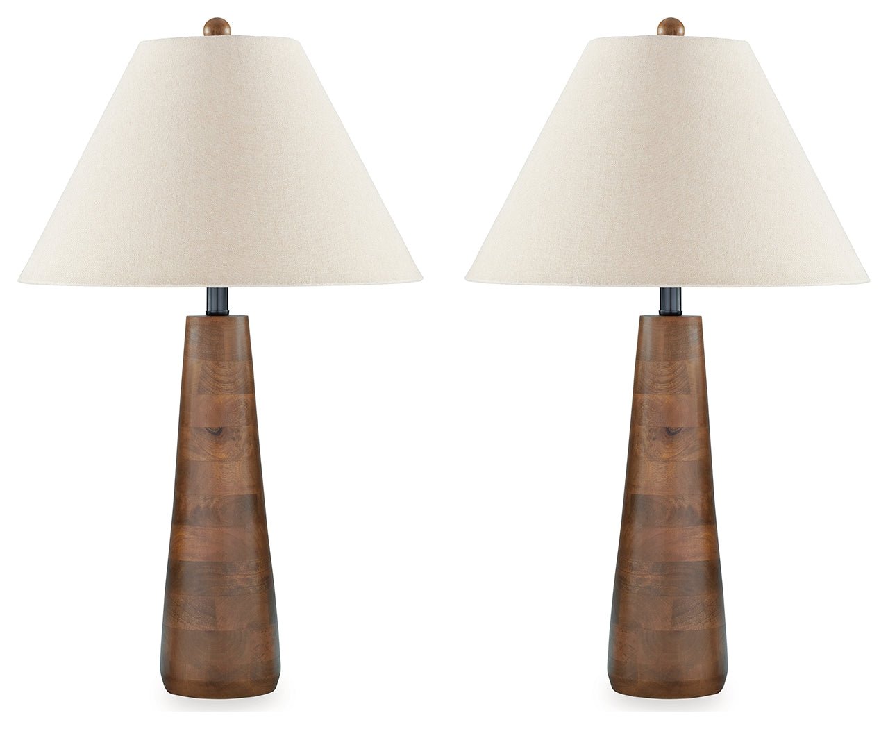Danset Brown Table Lamp (Set of 2)- Viva Furn