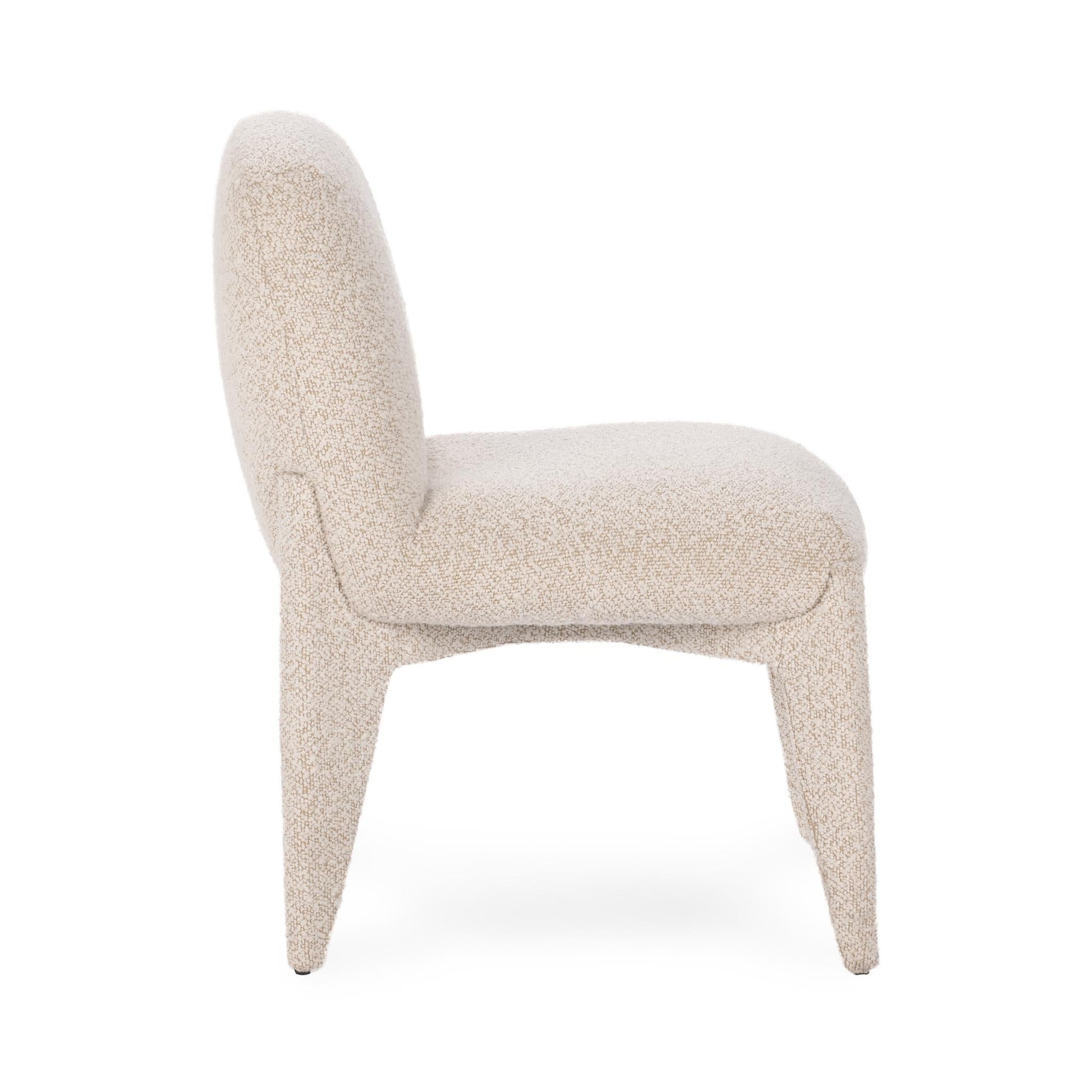 Danson Fallow Ivory Dining Chair - Ornate Home