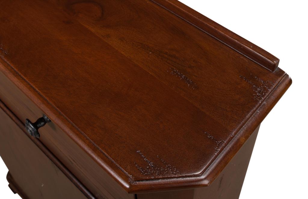 Dante Brown Hall Cabinet - Ornate Home