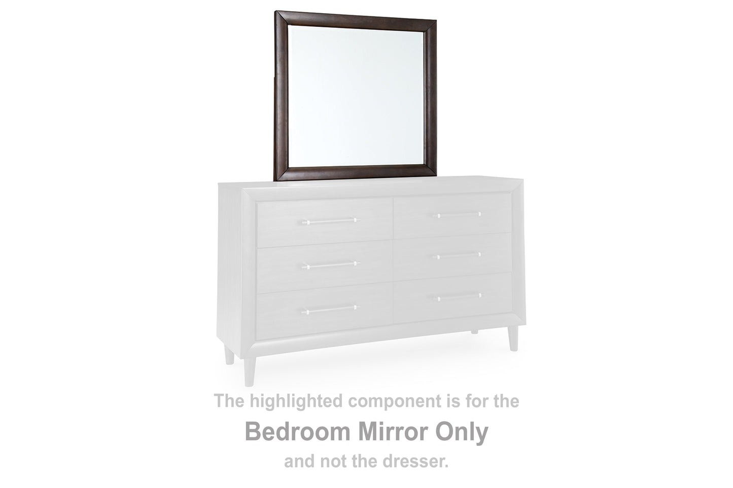 Dantenton Merlot Bedroom Mirror- Viva Furn