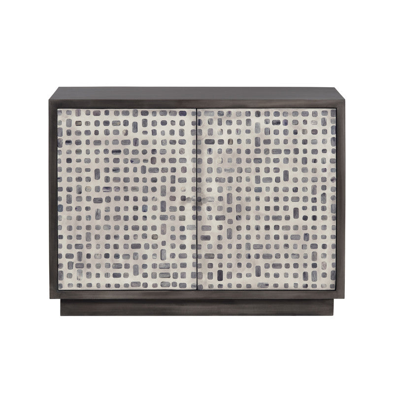 Dapple Brown/Cream Two-Door Cabinet - Ornate Home