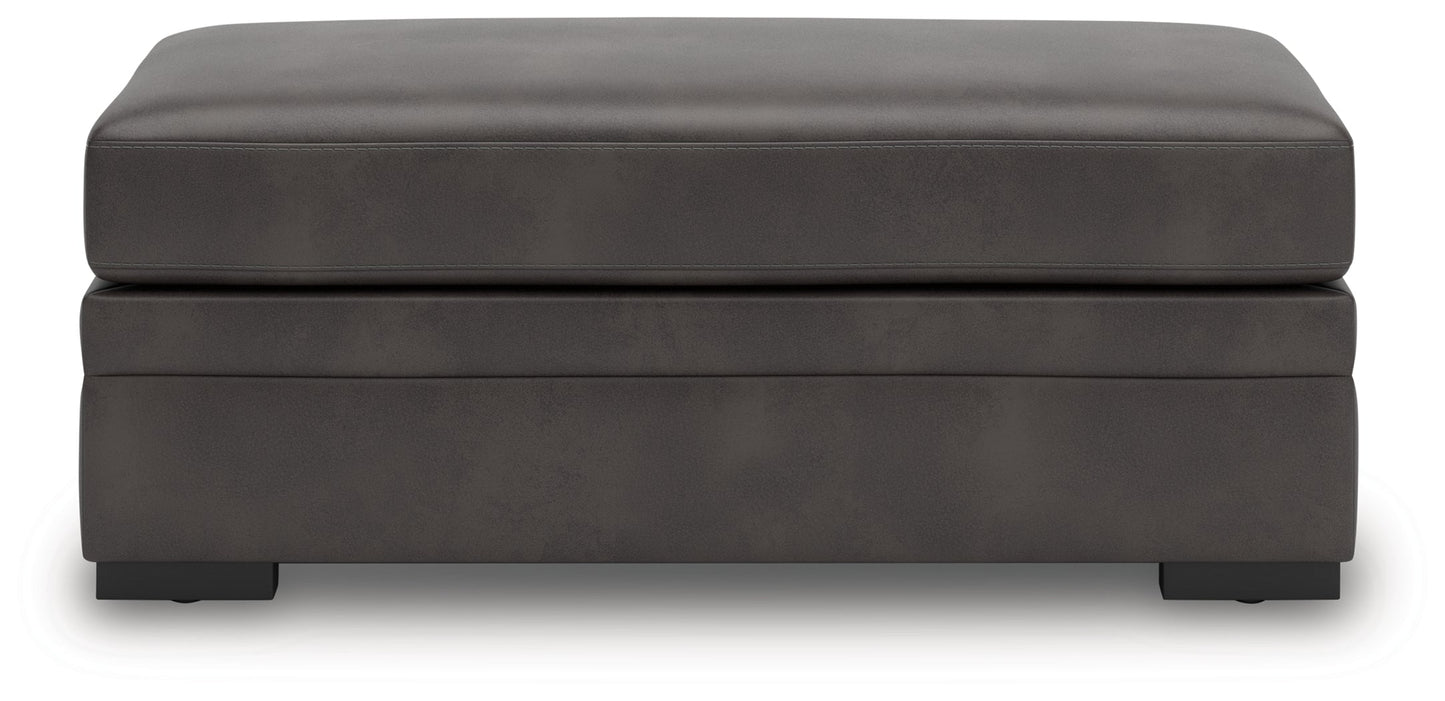Dara Park Shadow Oversized Accent Ottoman- Viva Furn