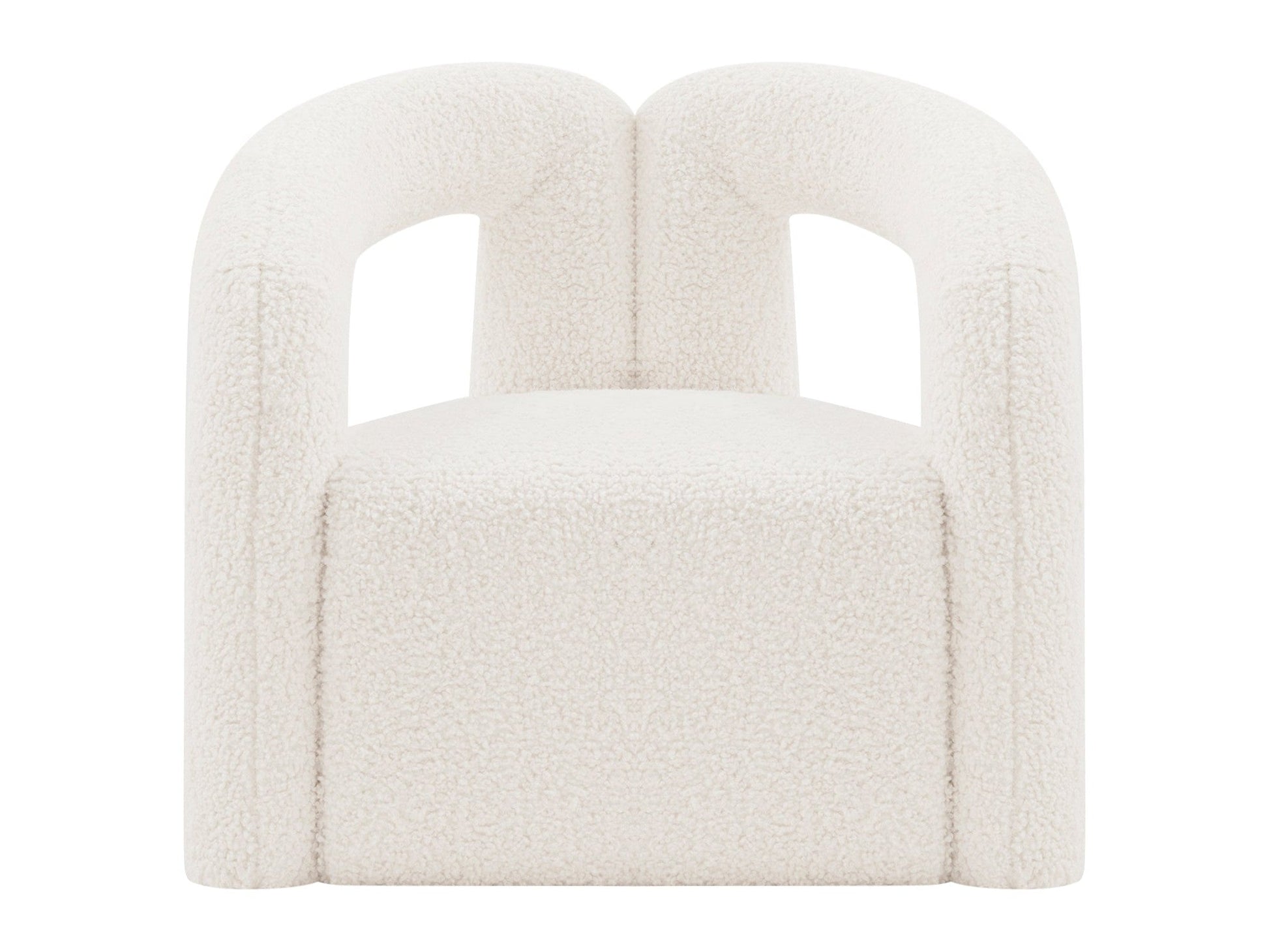 Darian Accent Chair in Cream - Ornate Home
