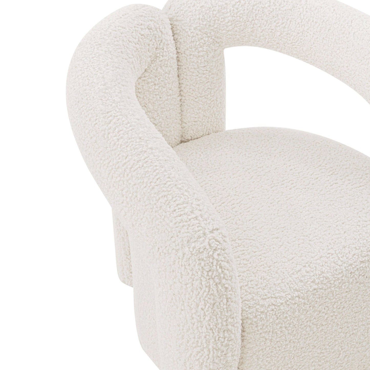 Darian Accent Chair in Cream - Ornate Home