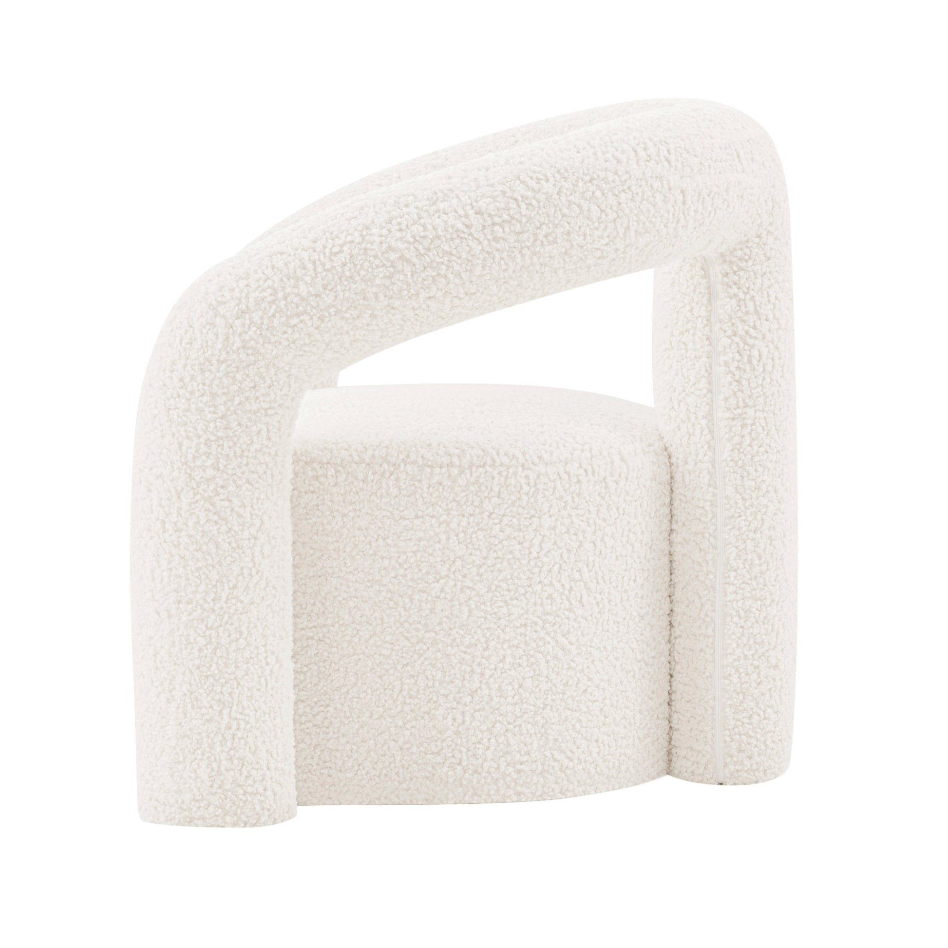 Darian Accent Chair in Cream - Ornate Home