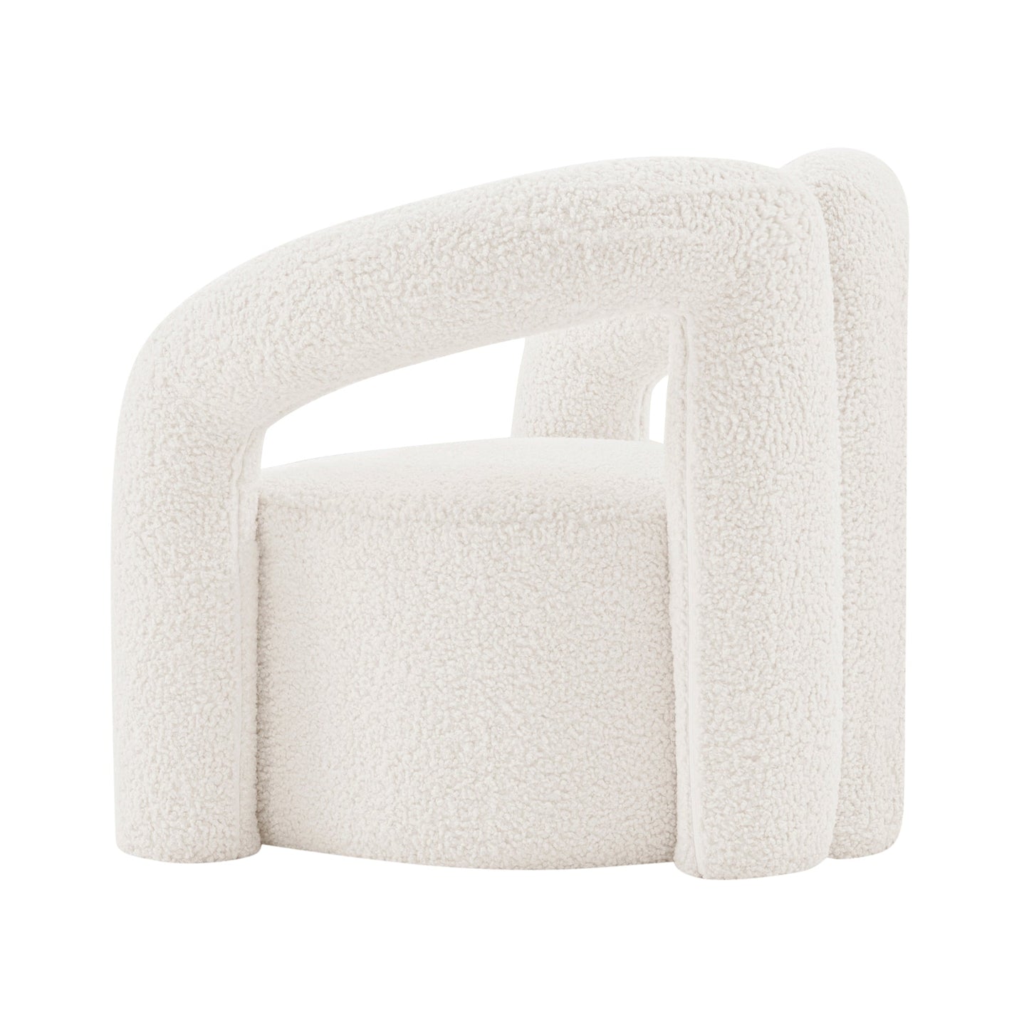 Darian Accent Chair in Cream - Ornate Home