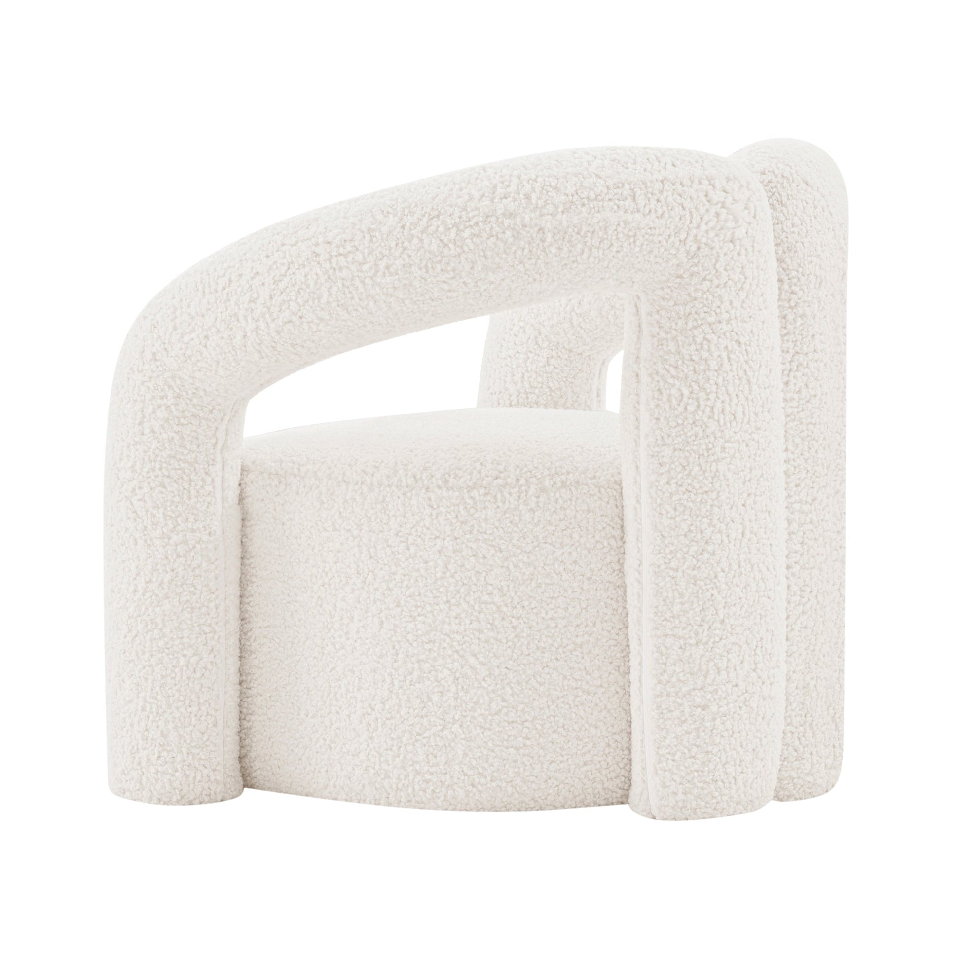 Darian Accent Chair in Cream - Ornate Home