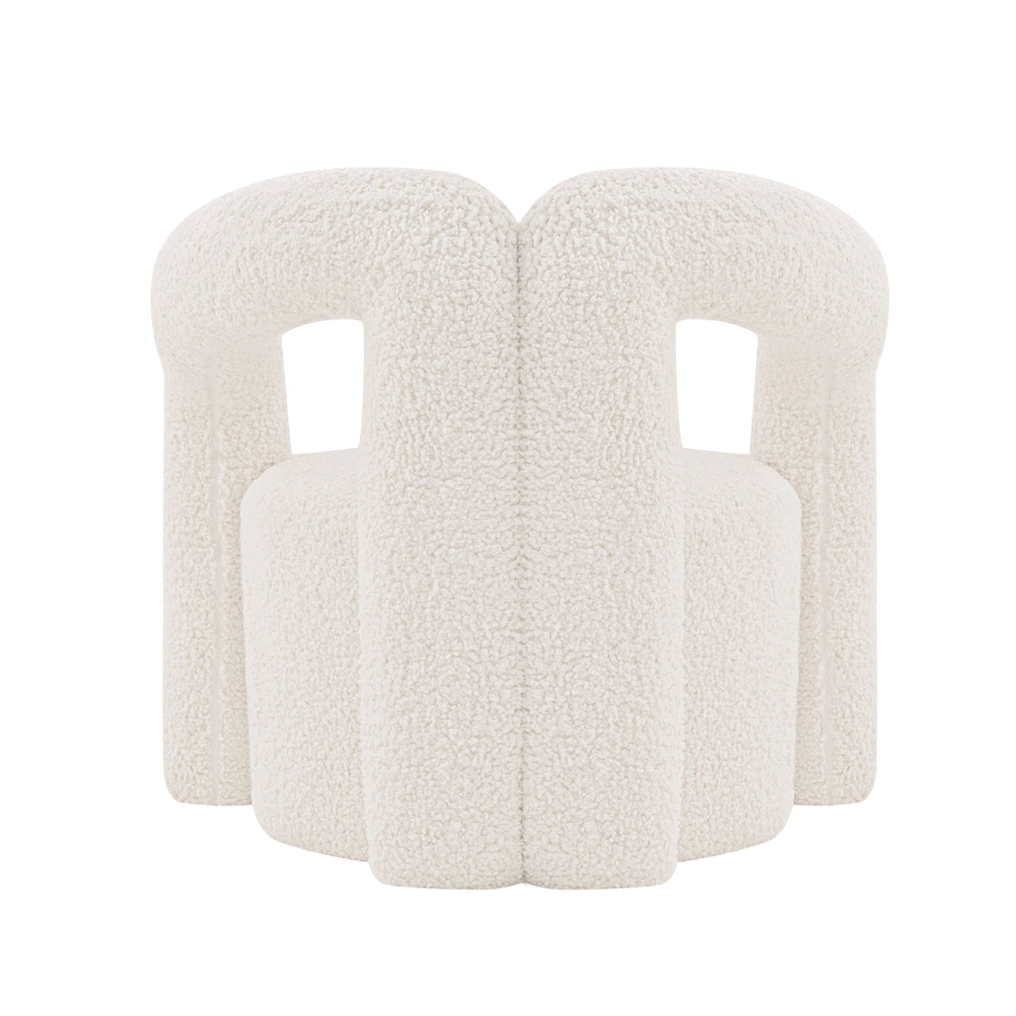 Darian Accent Chair in Cream (set of 2) - Ornate Home