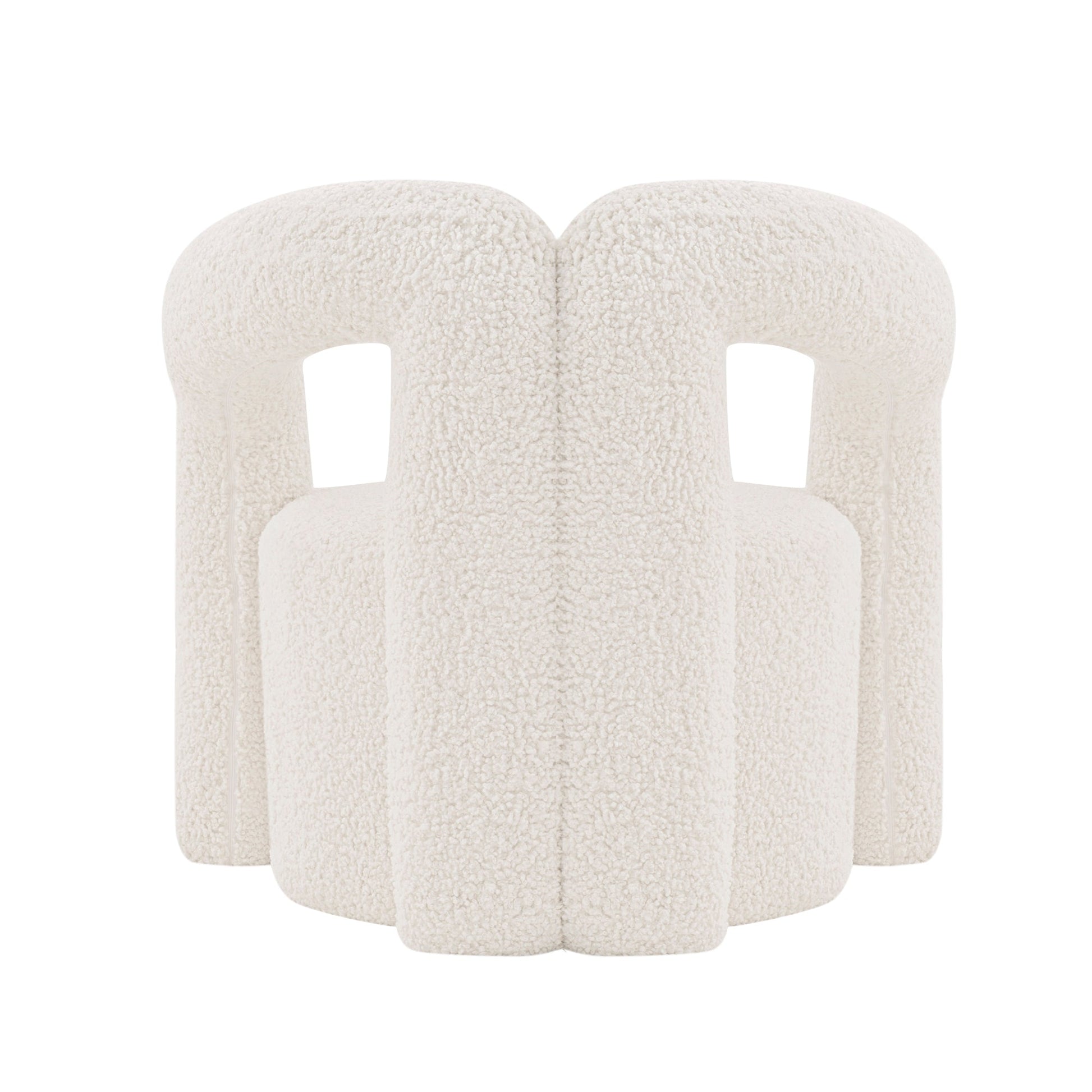 Darian Accent Chair in Cream (set of 2) - Ornate Home