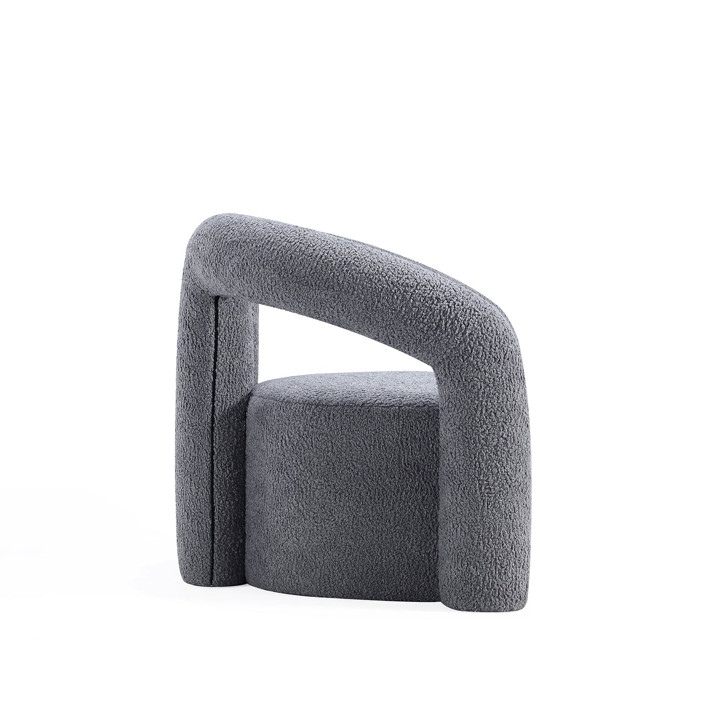 Darian Accent Chair in Grey - Ornate Home