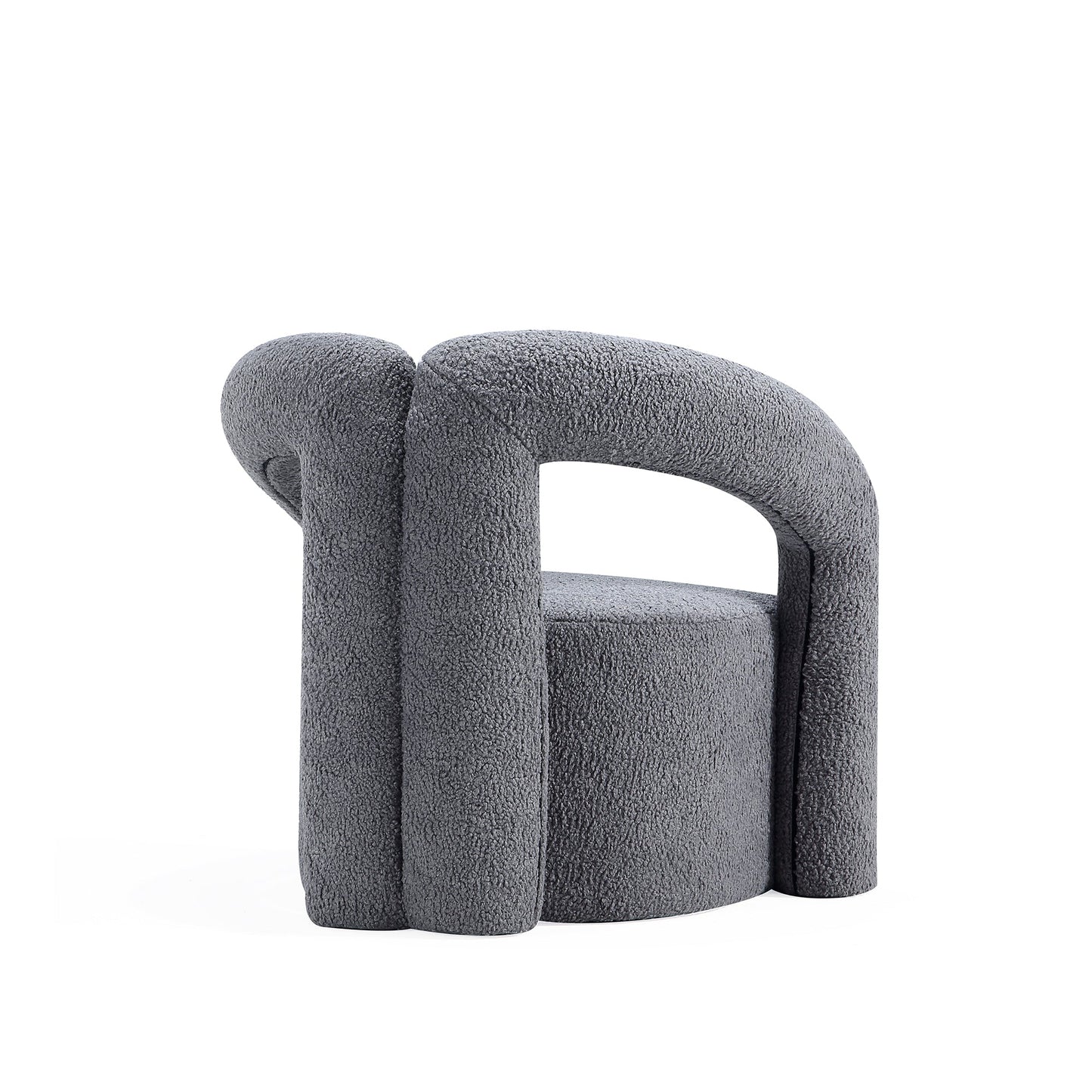 Darian Accent Chair in Grey - Ornate Home