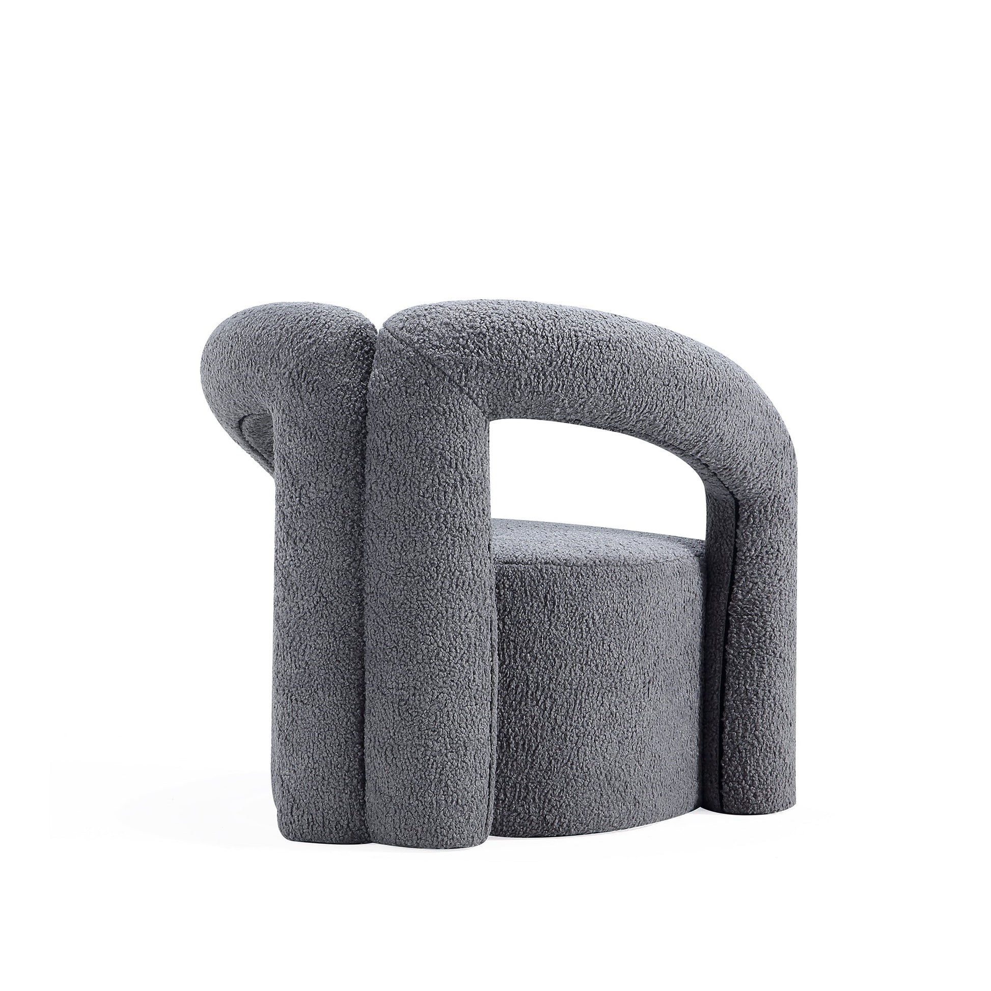 Darian Accent Chair in Grey - Ornate Home