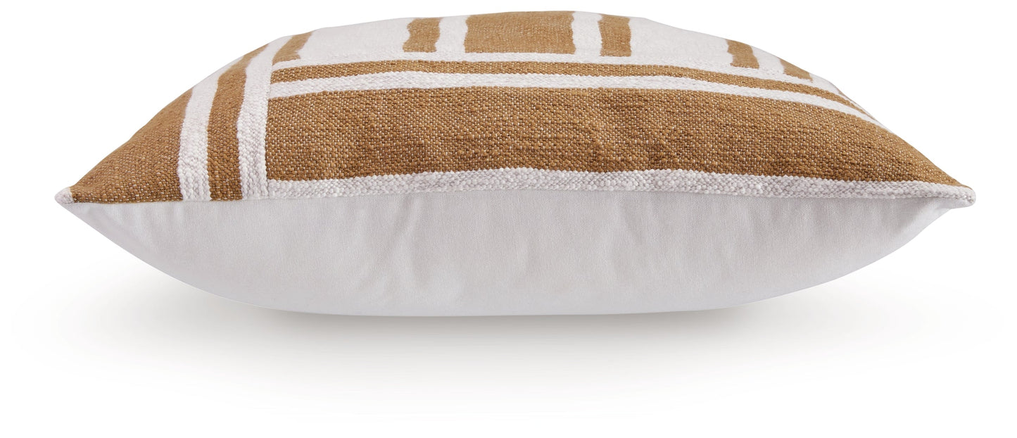 Darrman Ochre/Ivory Pillow (Set of 4)- Viva Furn