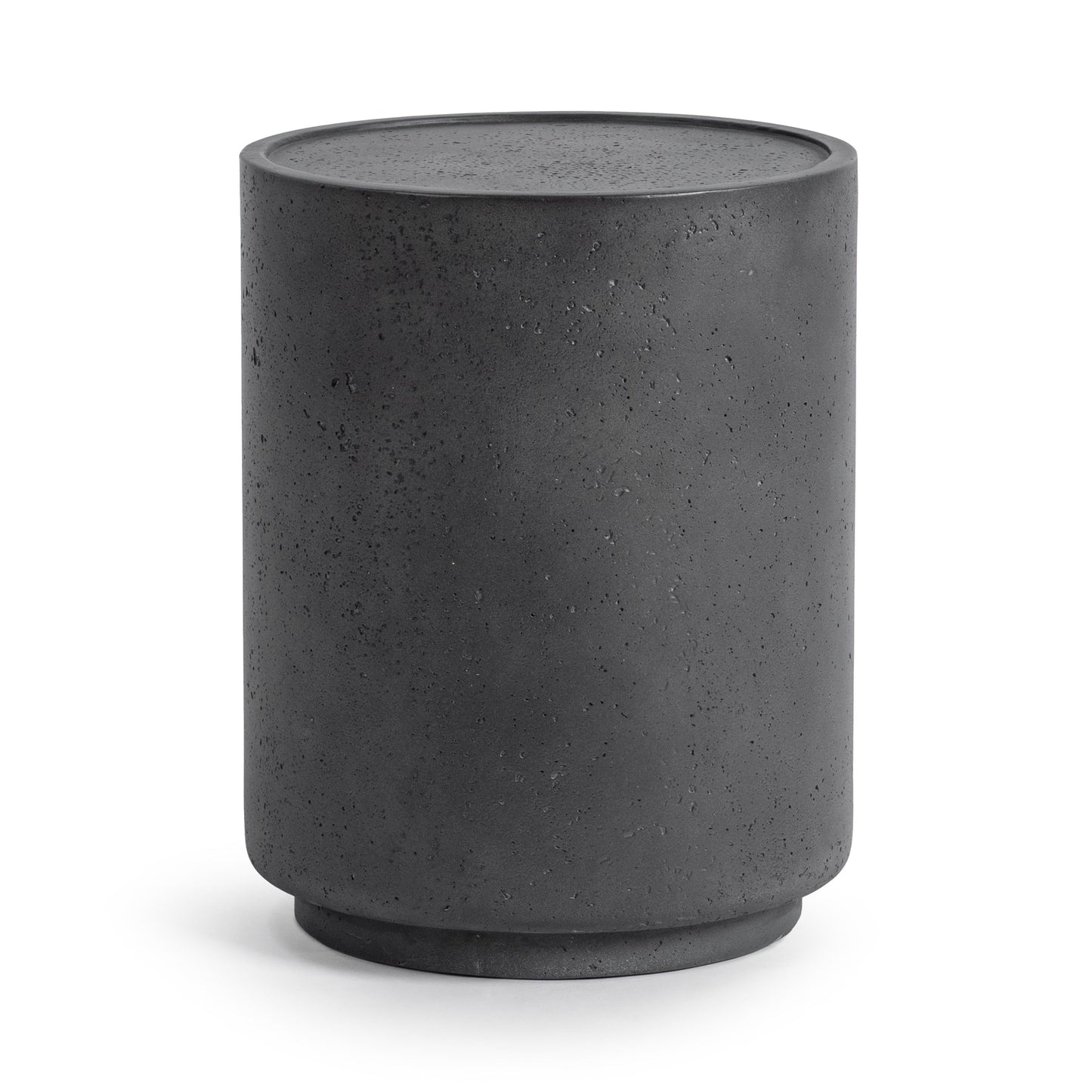 Darsa Dark Gray Round Outdoor Accent Table - Ornate Home