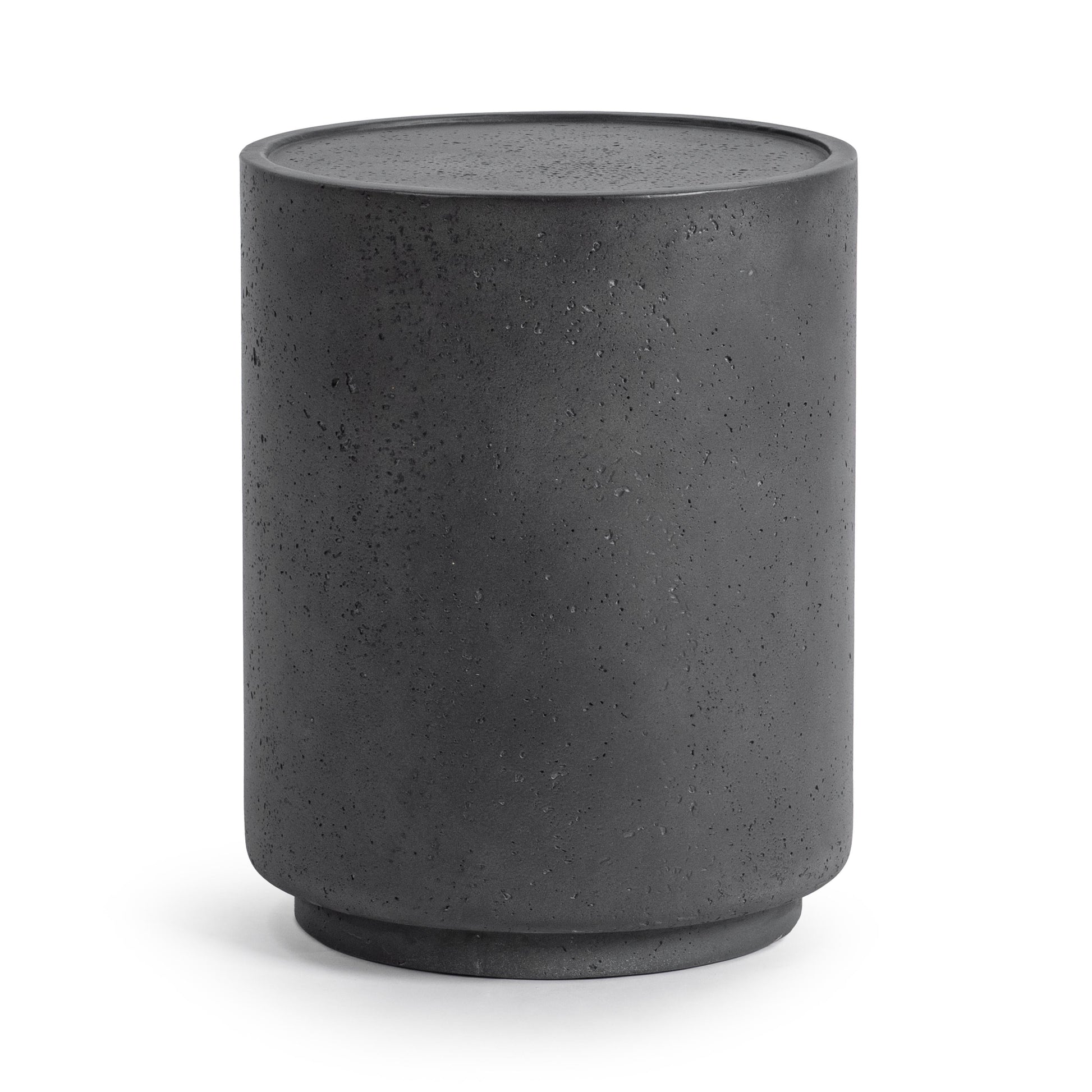 Darsa Dark Gray Round Outdoor Accent Table - Ornate Home