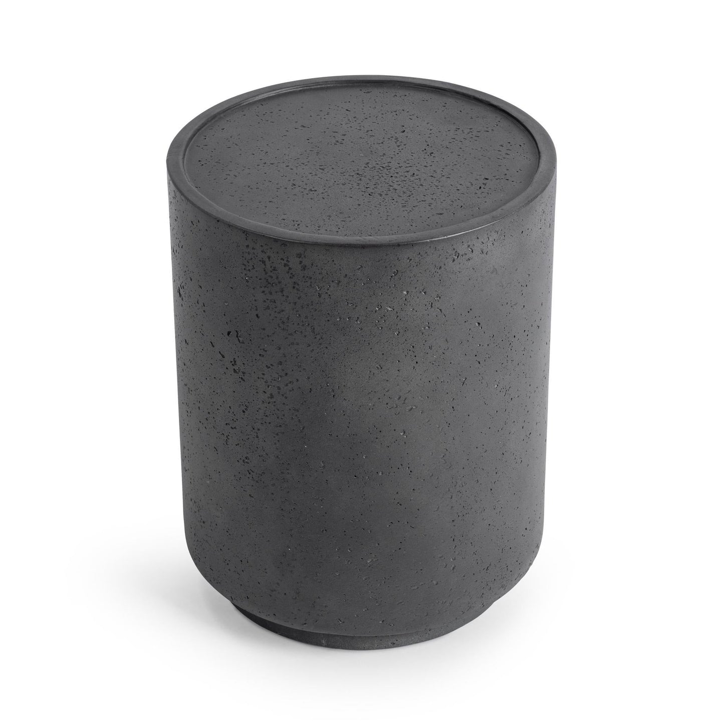 Darsa Dark Gray Round Outdoor Accent Table - Ornate Home