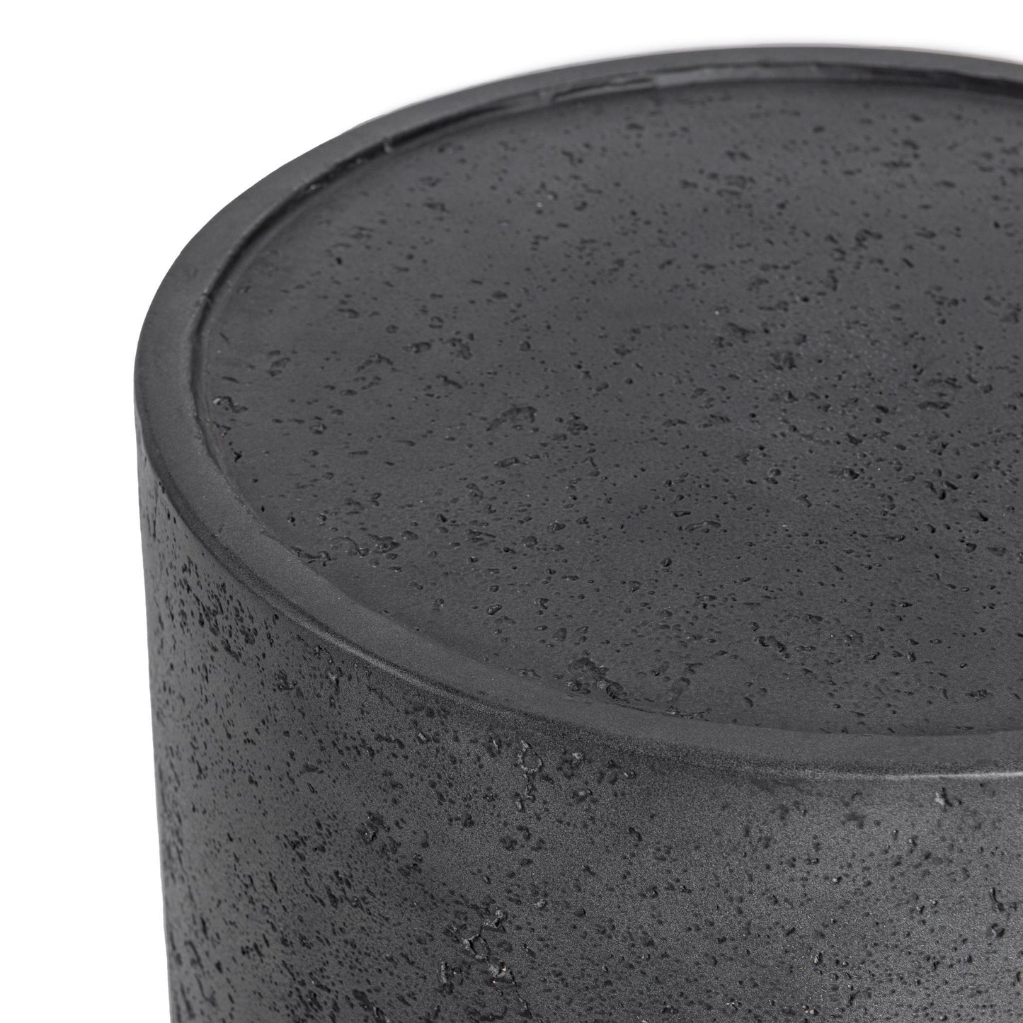 Darsa Dark Gray Round Outdoor Accent Table - Ornate Home