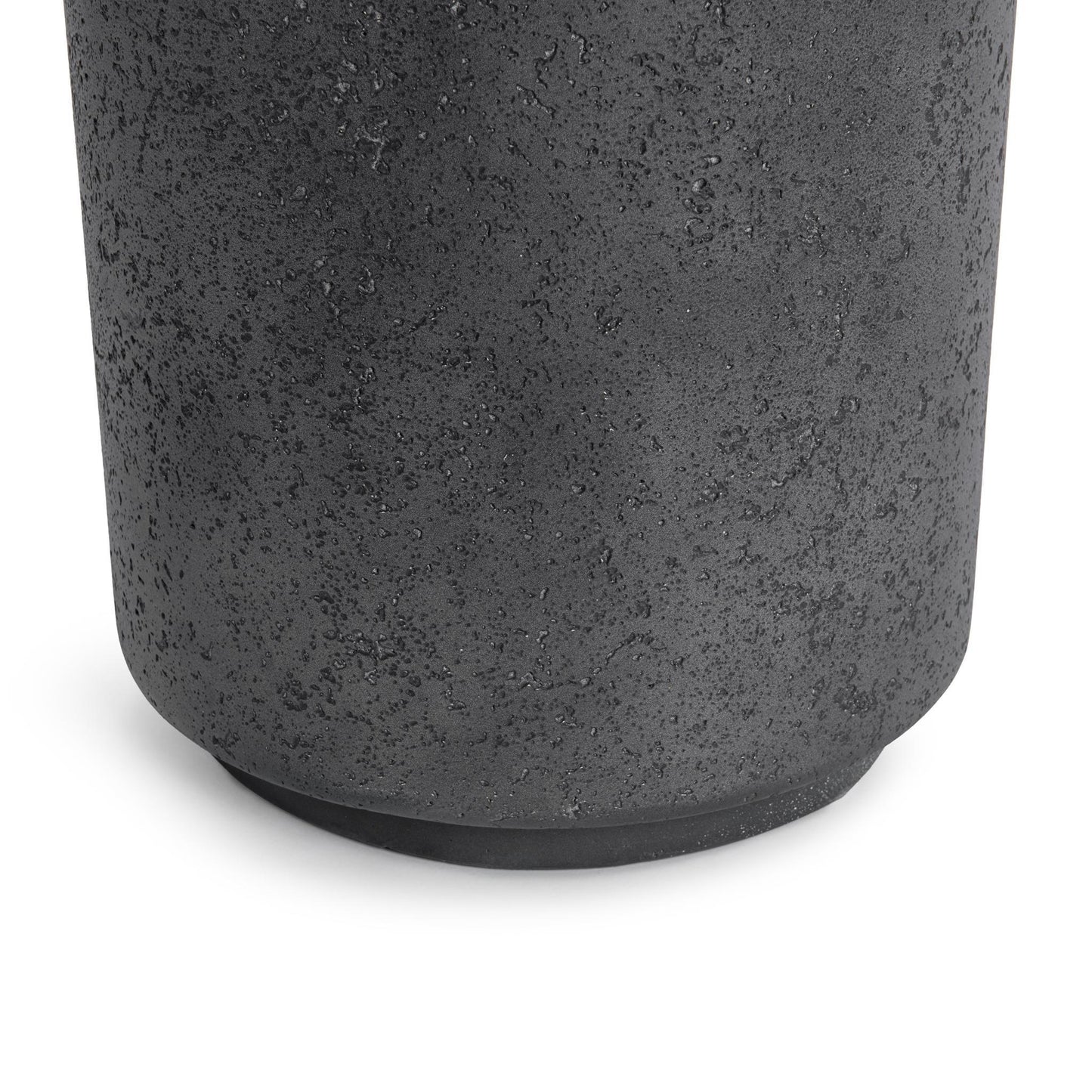 Darsa Dark Gray Round Outdoor Accent Table - Ornate Home