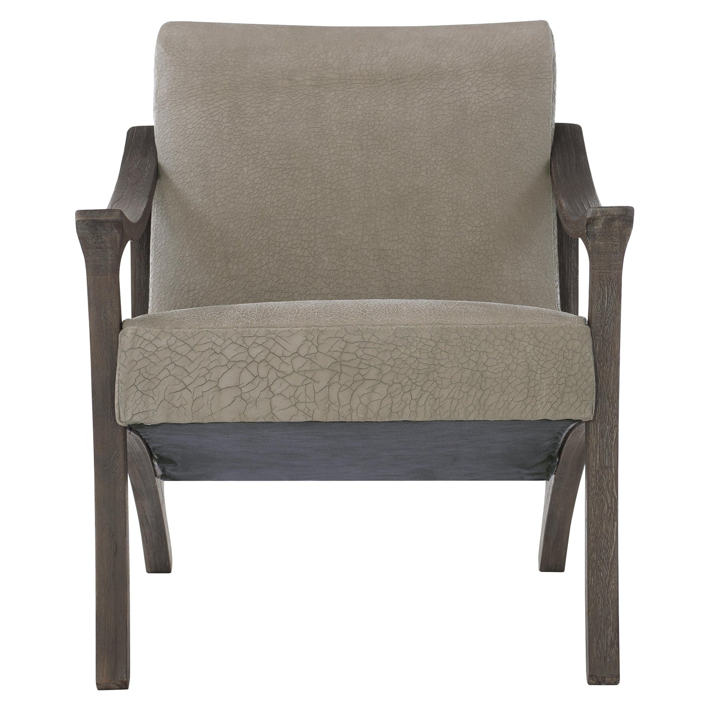 Dash Smoked Truffle/Brown Leather Chair - Ornate Home