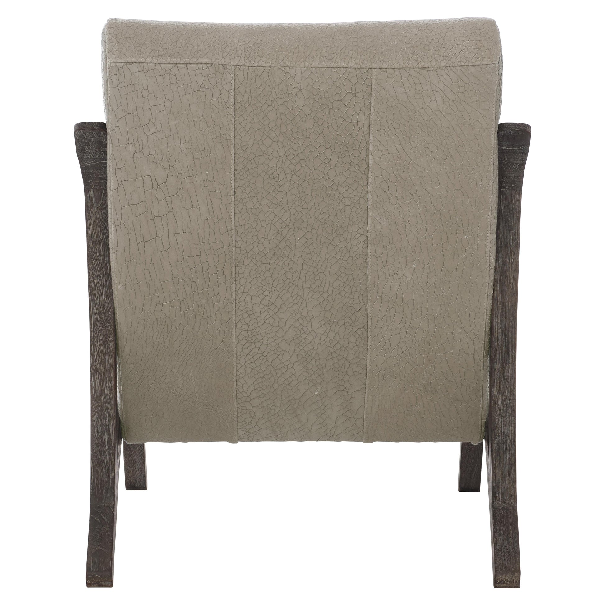 Dash Smoked Truffle/Brown Leather Chair - Ornate Home
