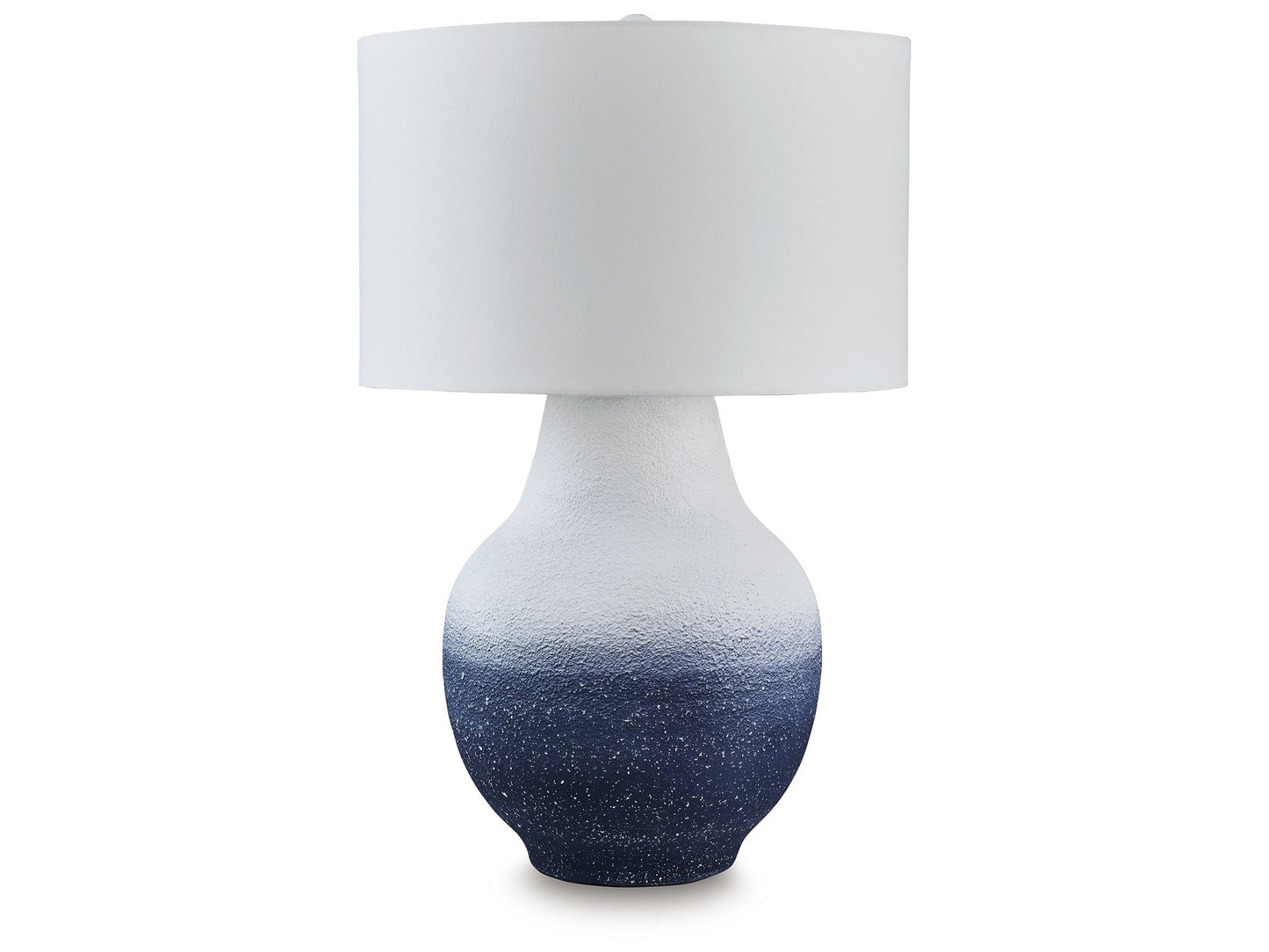 Dashland White/Navy Table Lamp- Viva Furn