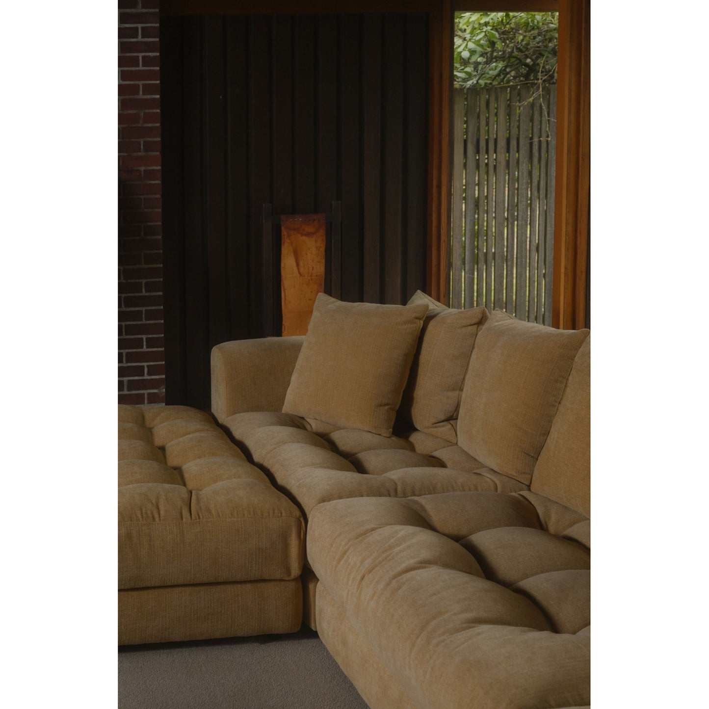 Davie Golden Yellow Left Arm Facing Chair - Ornate Home