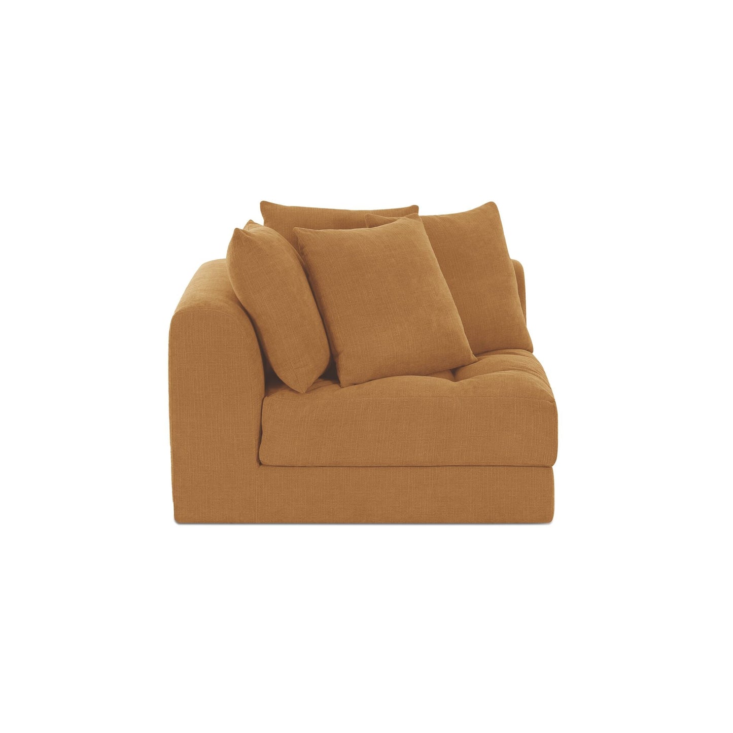 Davie Golden Yellow Right Arm Facing Chair - Ornate Home