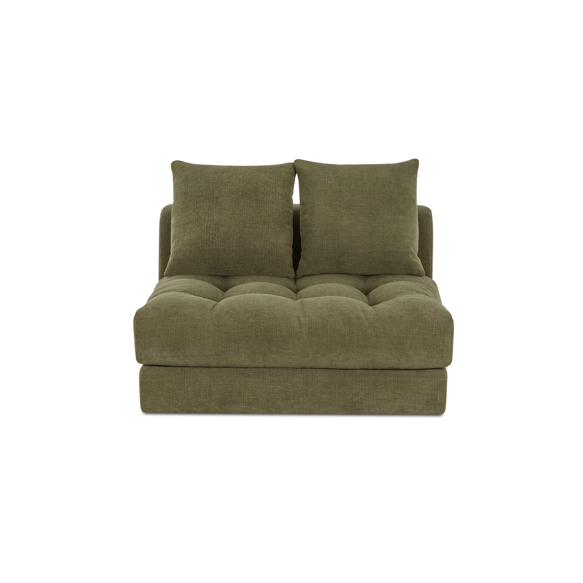 Davie Olive Slipper Chair - Ornate Home