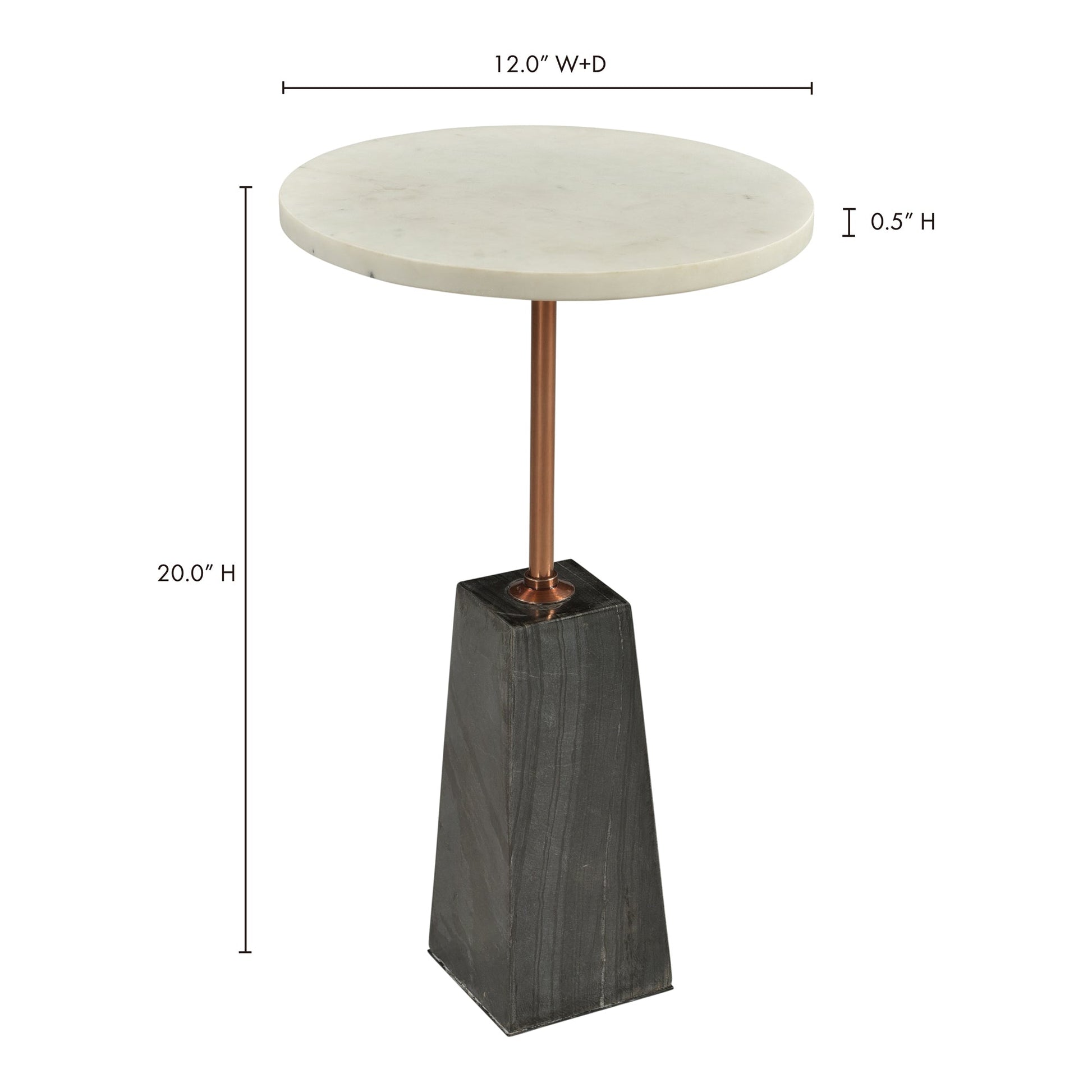 Dawn White Accent Table - Ornate Home