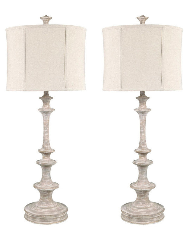 Dawson Tan Table Lamp (Set of 2) - Ornate Home