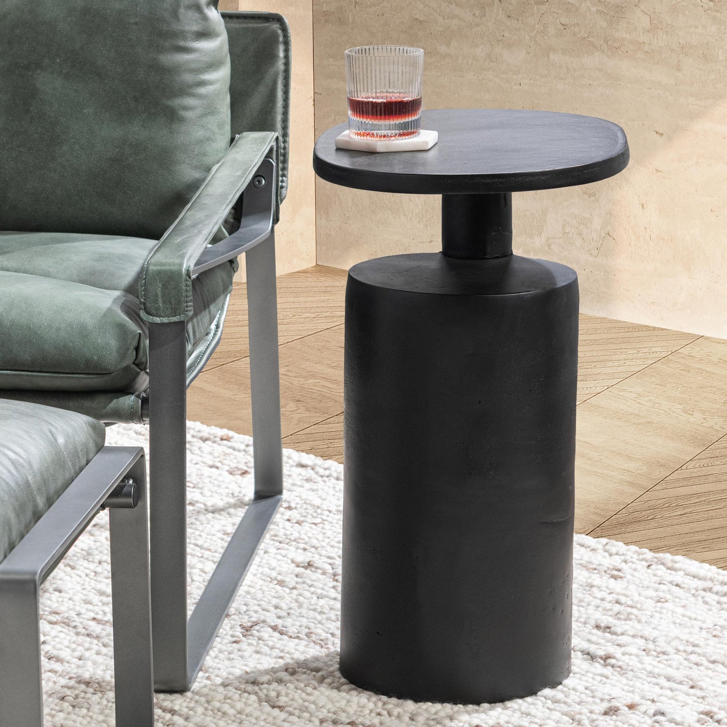 Decklyn Black Accent Table - Ornate Home