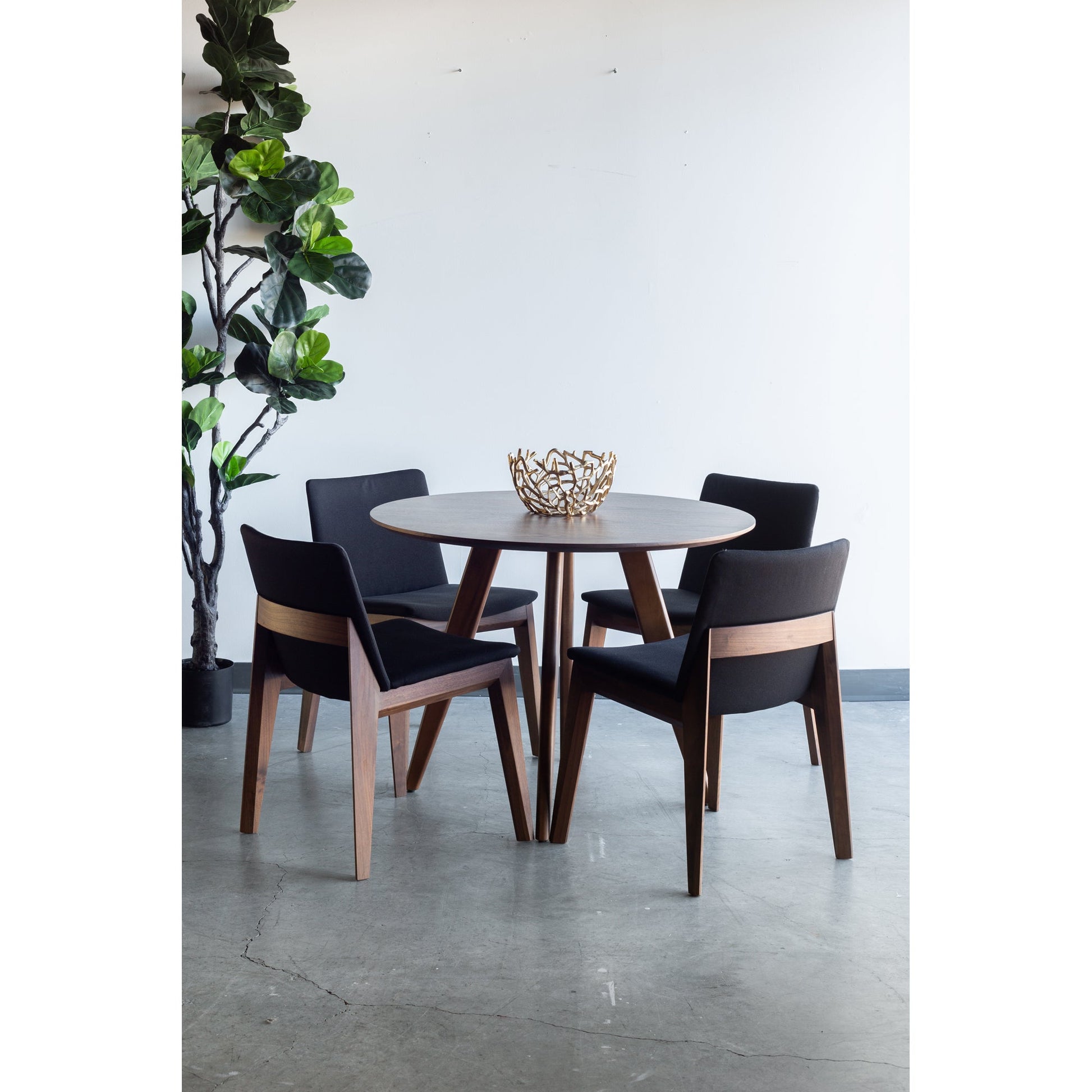 Deco Black Dining Chair (Set of 2) - Ornate Home