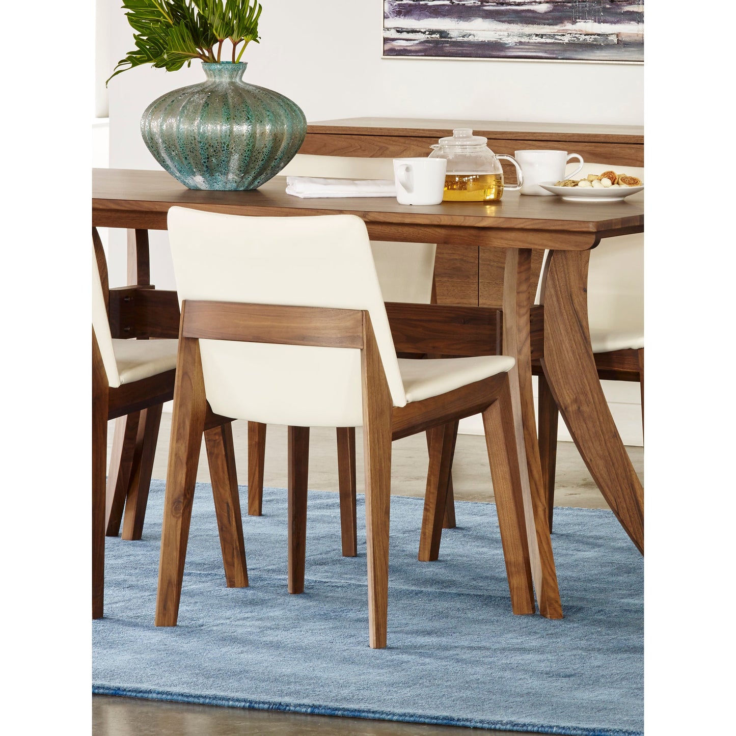 Deco Cream White Dining Chair (Set of 2) - Ornate Home