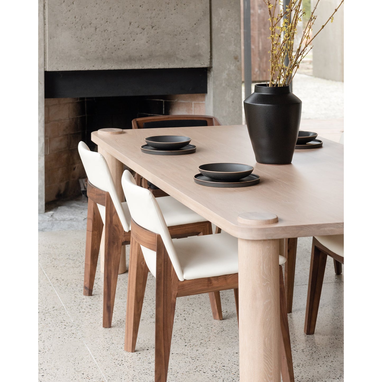 Deco Cream White Dining Chair (Set of 2) - Ornate Home
