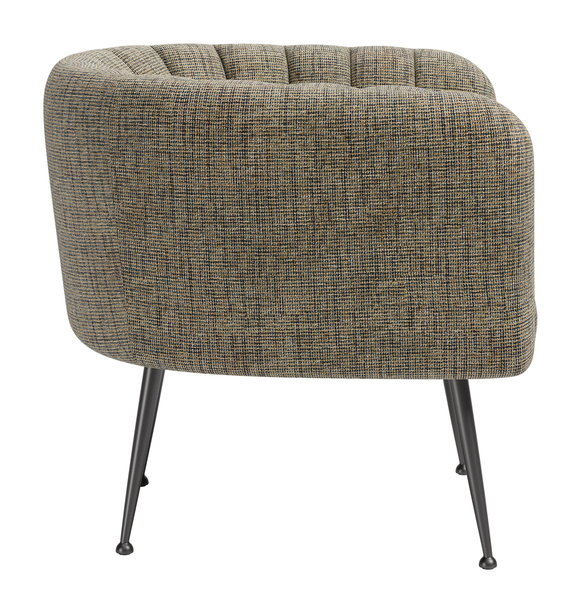 Deco Green Tweed Accent Chair - Ornate Home