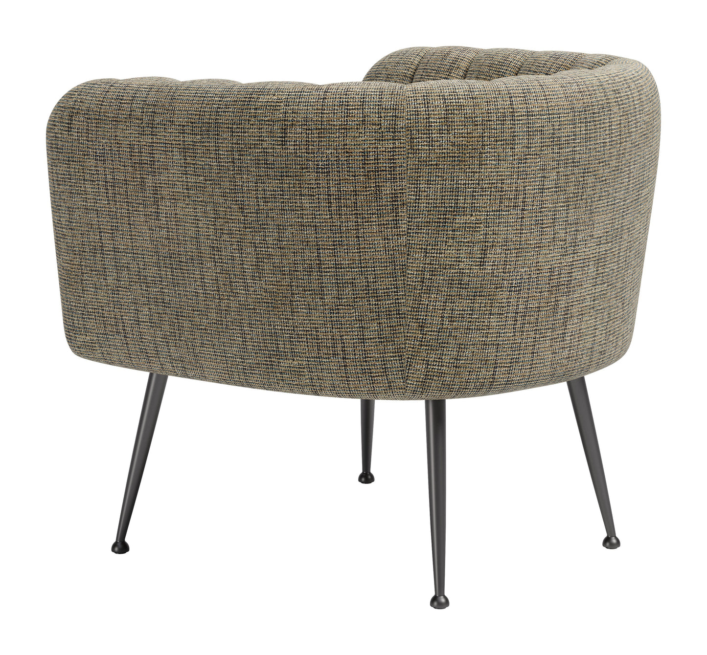 Deco Green Tweed Accent Chair - Ornate Home