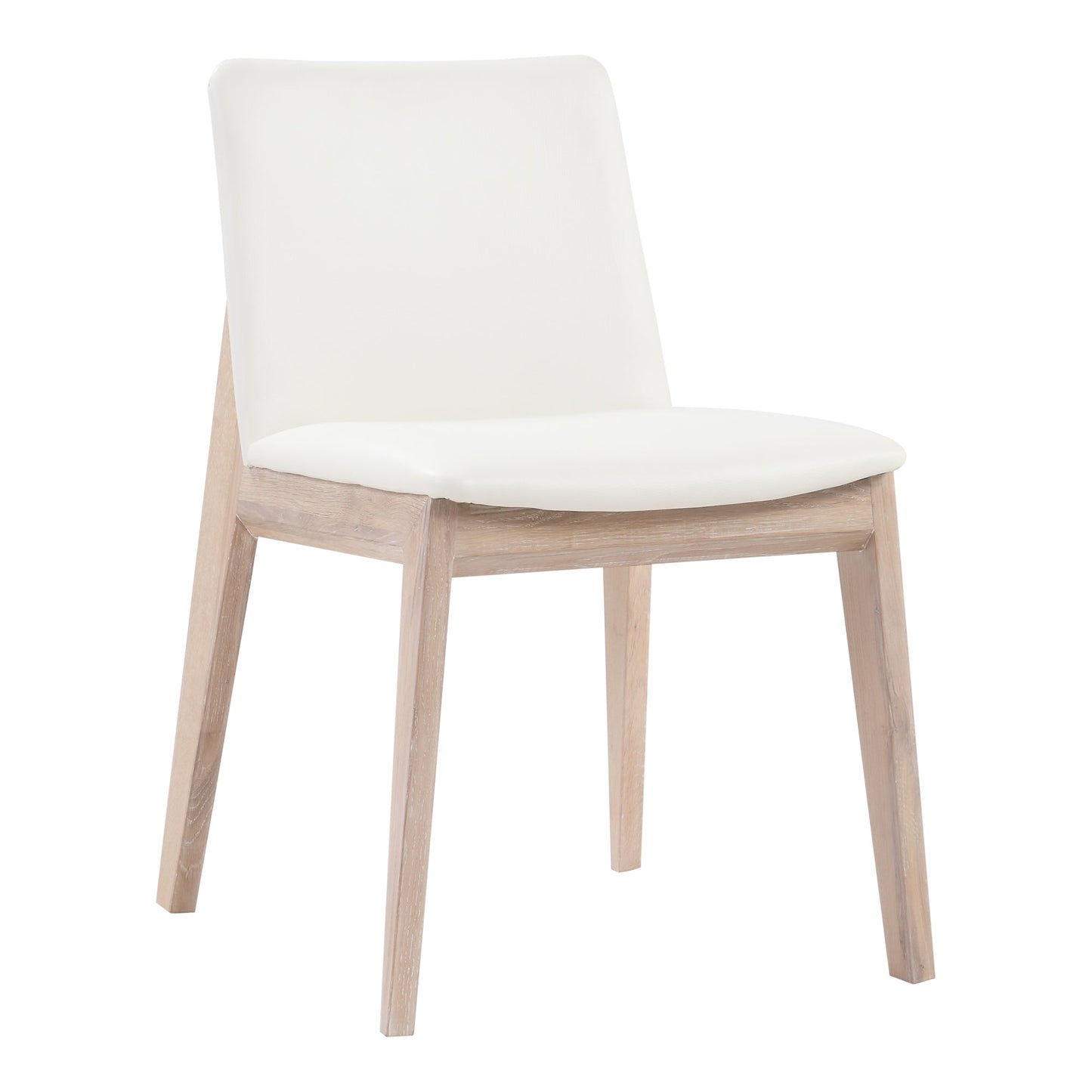 Deco White Dining Chair Cream (Set of 2) - Ornate Home