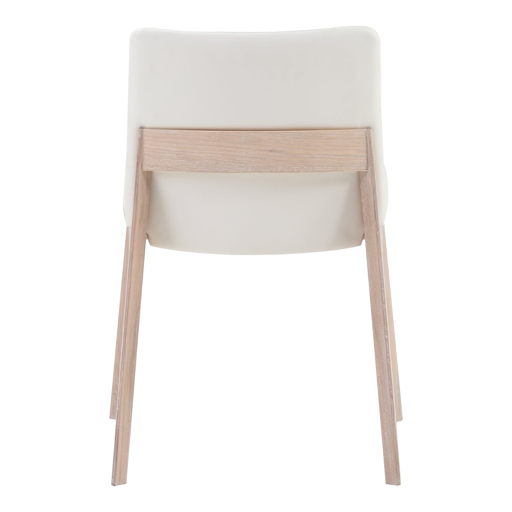 Deco White Dining Chair Cream (Set of 2) - Ornate Home