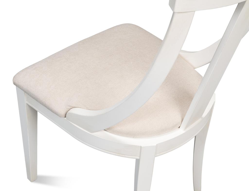 Deco White Side Chair (Set of 2) - Ornate Home