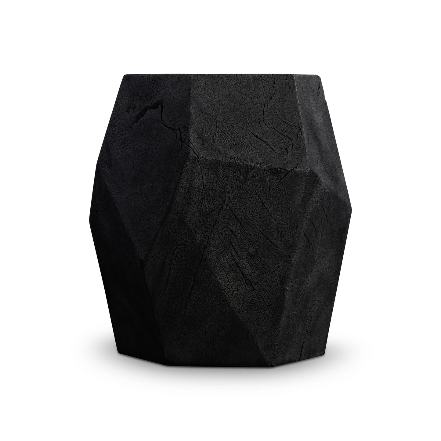 Dee Black Burn Accent Table - Ornate Home